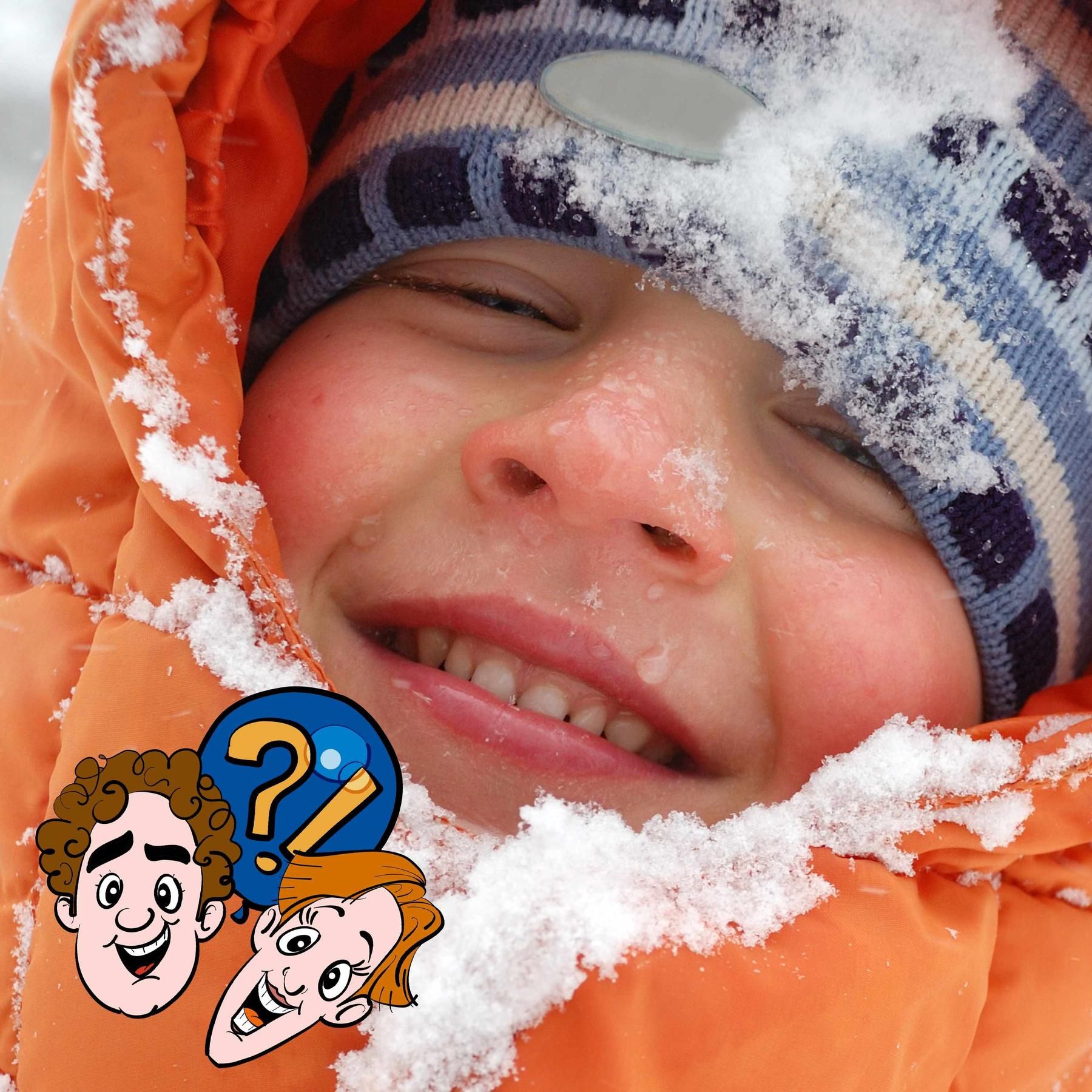 Wie hält man sich mit Schnee warm?