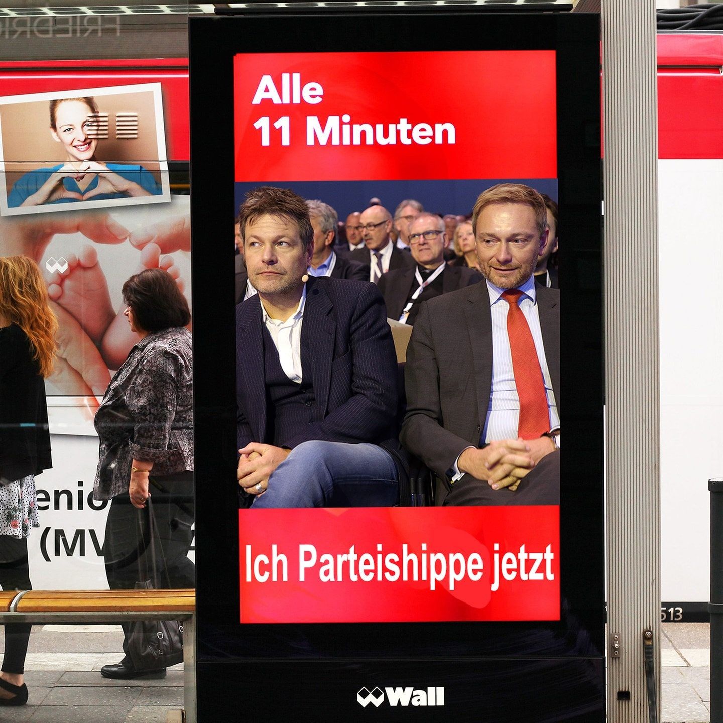 Parteishippen ums Finanzministerum