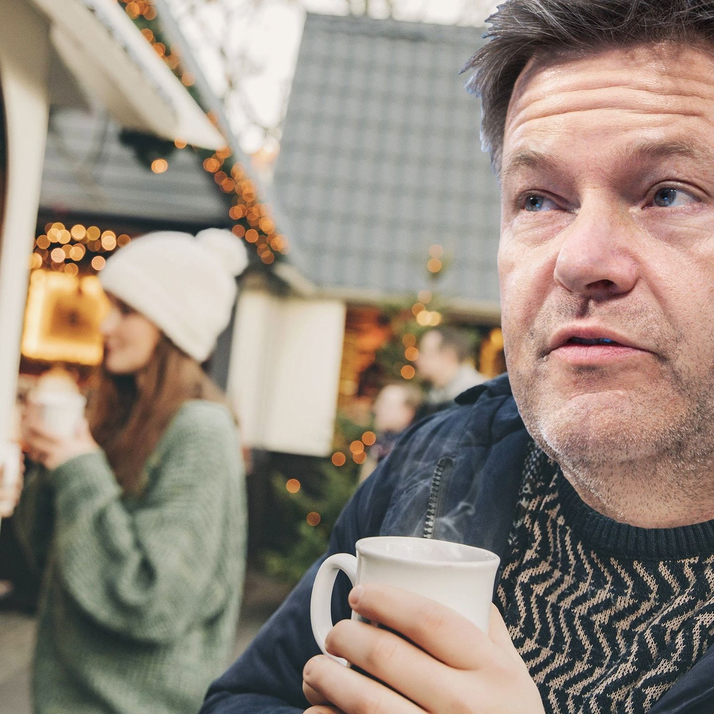 Spaß-Umlage - Gute Menschen auf dem Weihnachtsmarkt