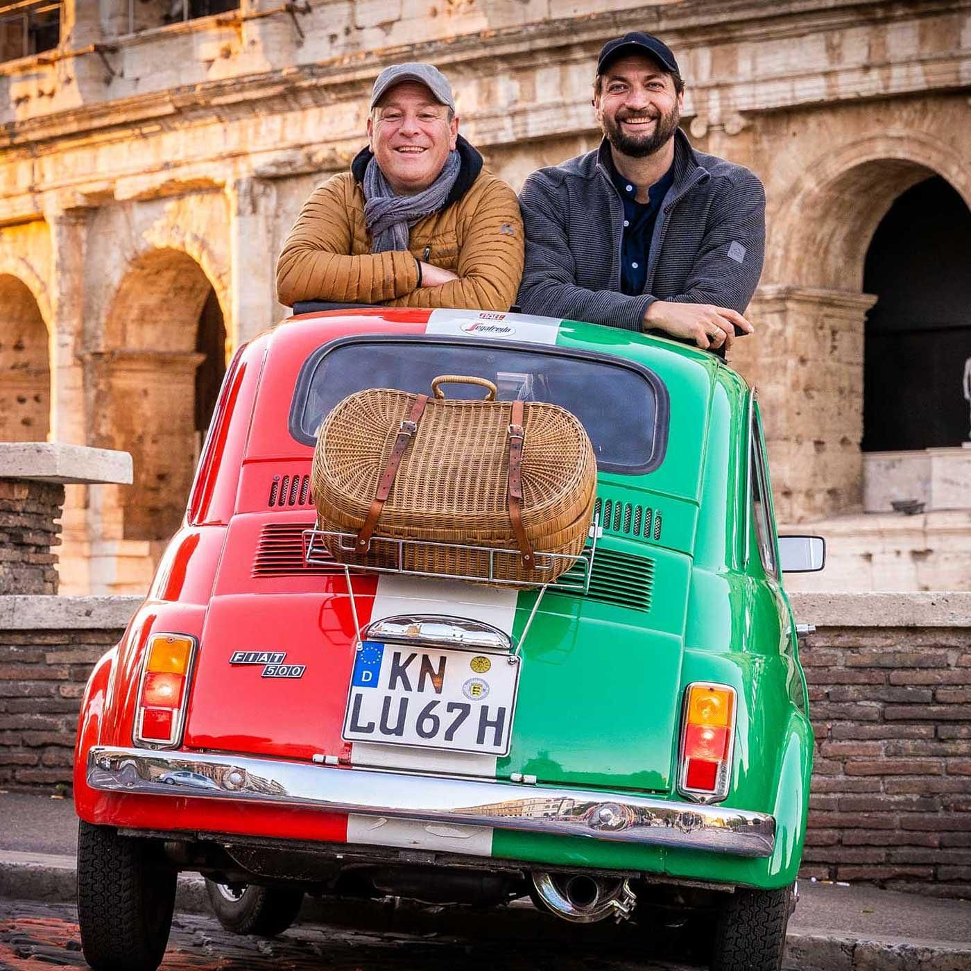 "Luigi muss nach Hause": Ein Roadtrip durch Italien im Fiat 500
