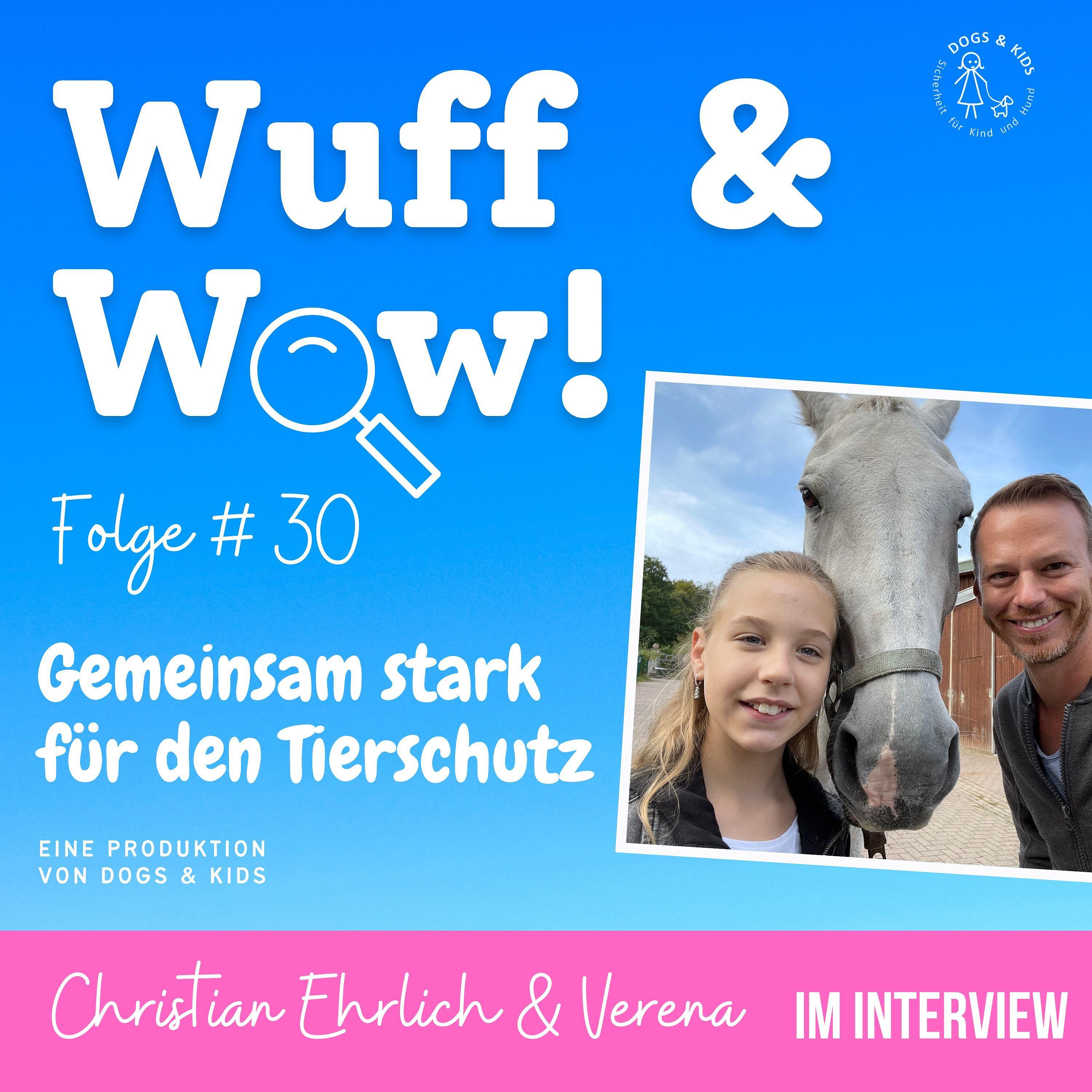 #30 Gemeinsam stark für den Tierschutz - Christian Ehrlich & Verena im Interview