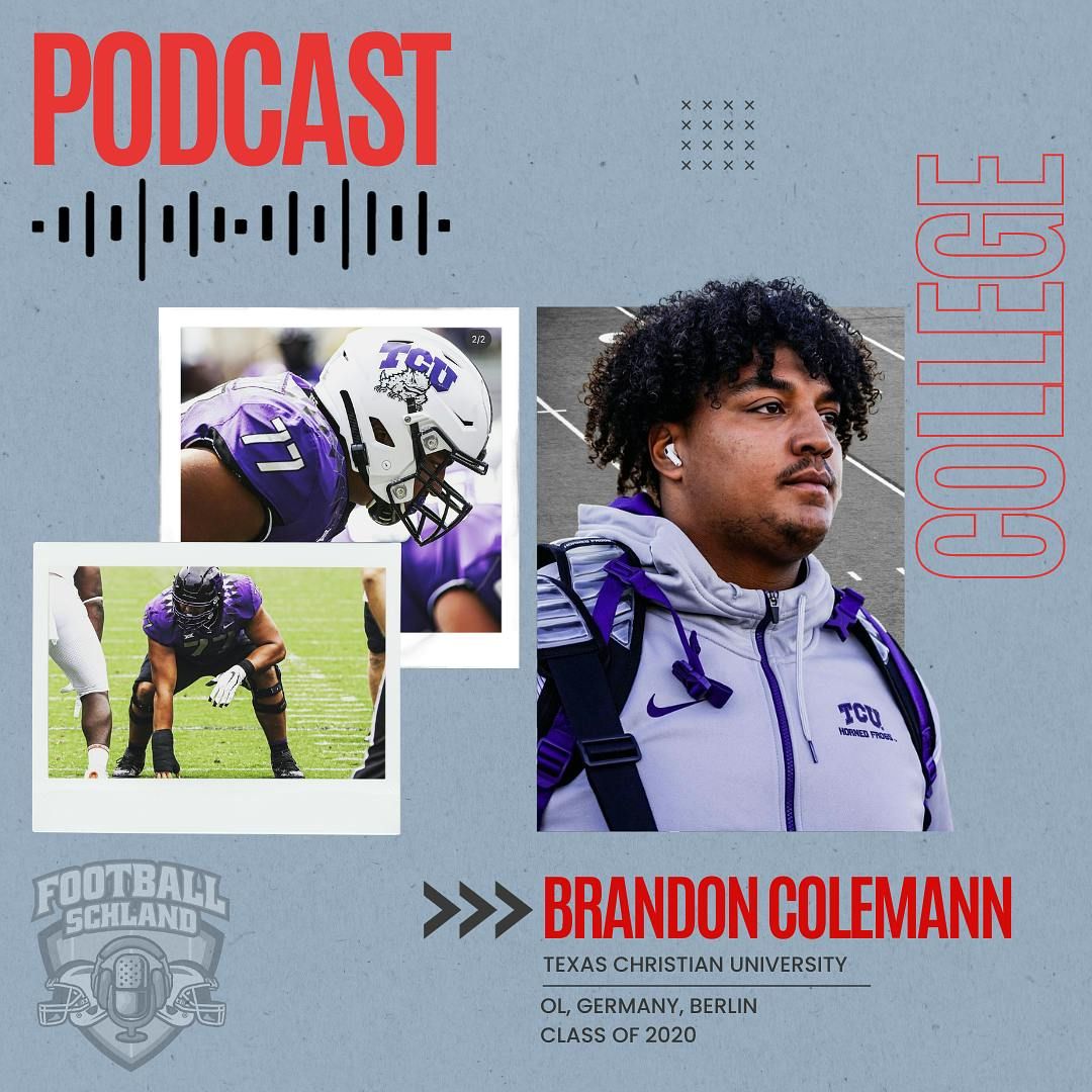 S01E13 Im Gespräch mit Brandon Coleman, OL, TCU Horned Frogs