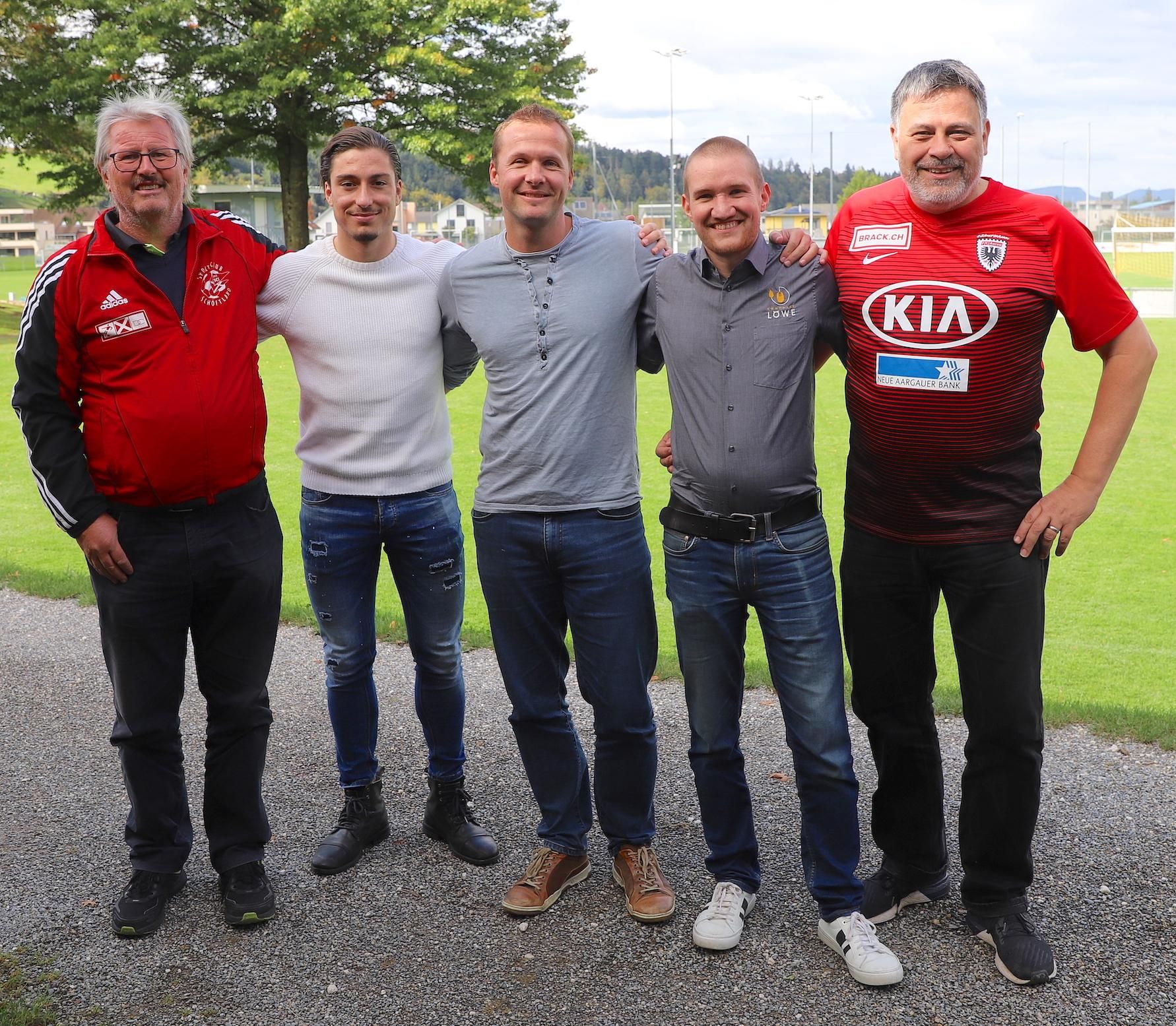 Mit Kevin Spadanuda beim SC Schöftland