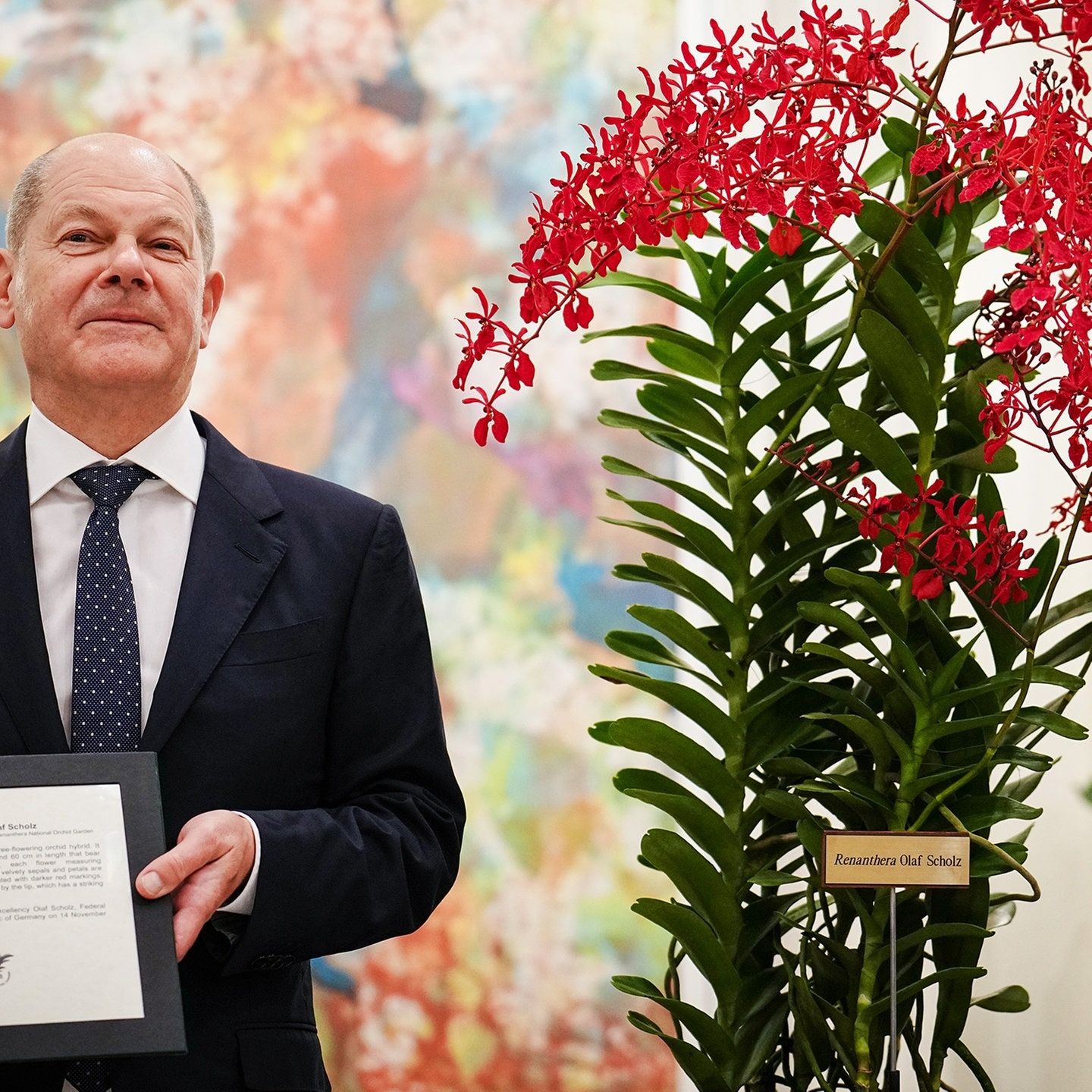 Olaf Scholz: Vielen Dank für die Blumen