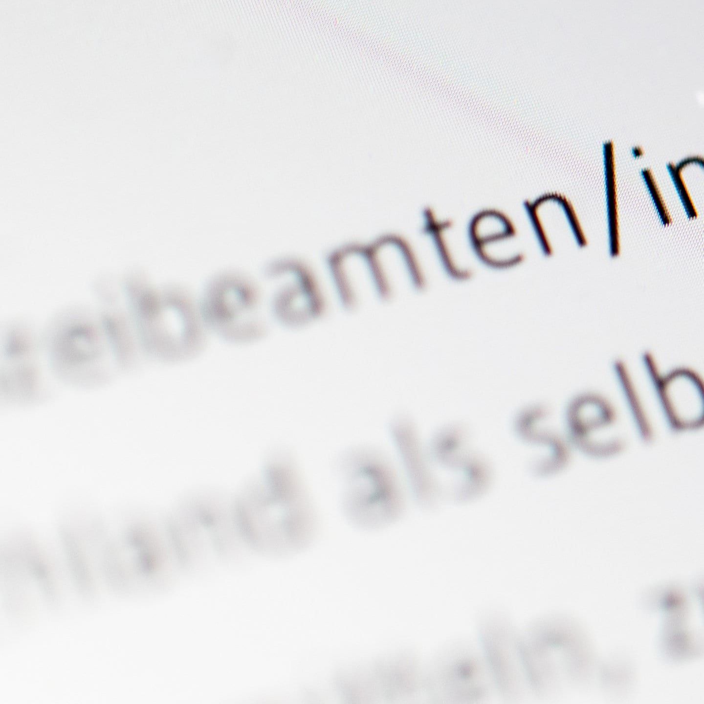 Gendern im (hessischen) Abi