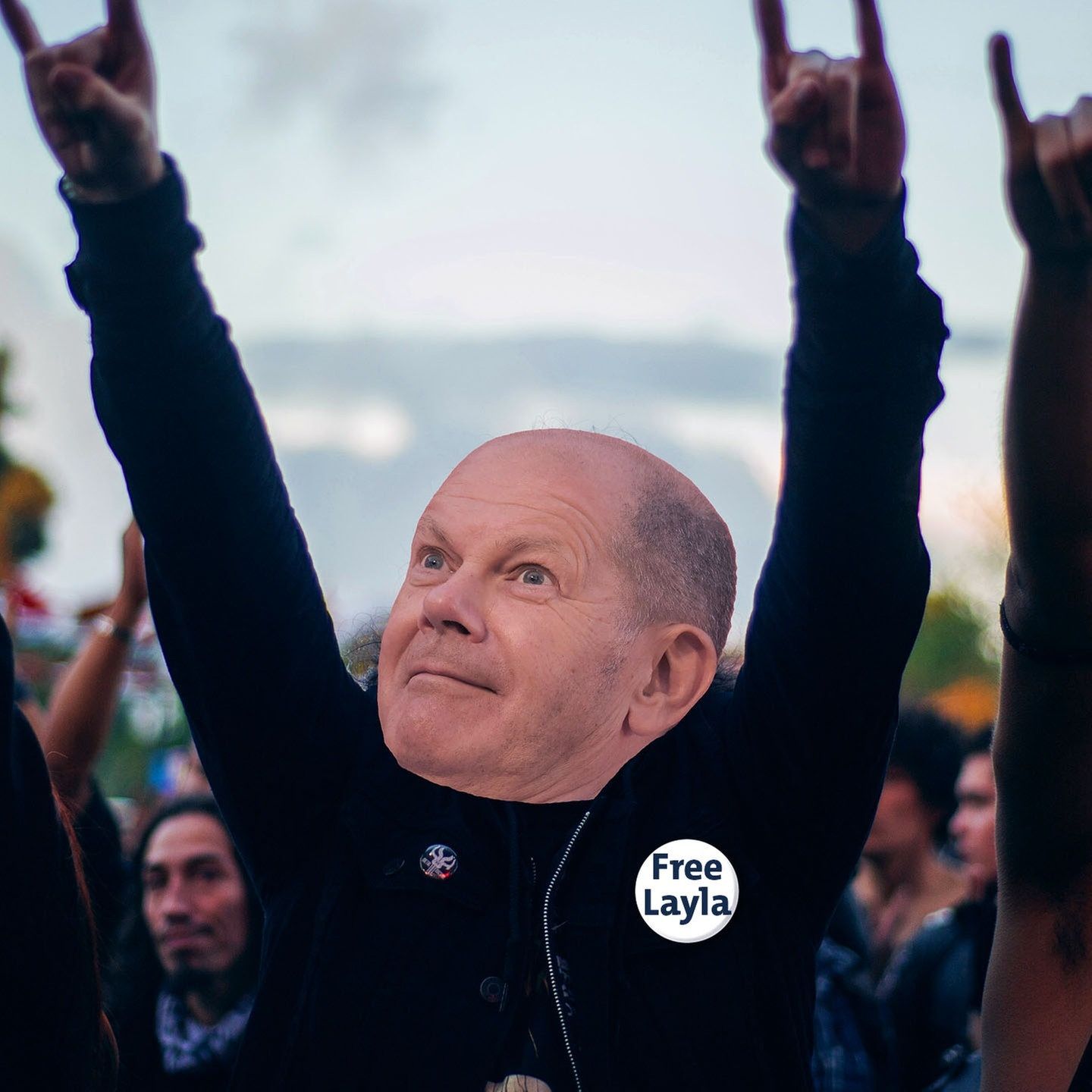 Olaf Scholz zur Layla der Nation