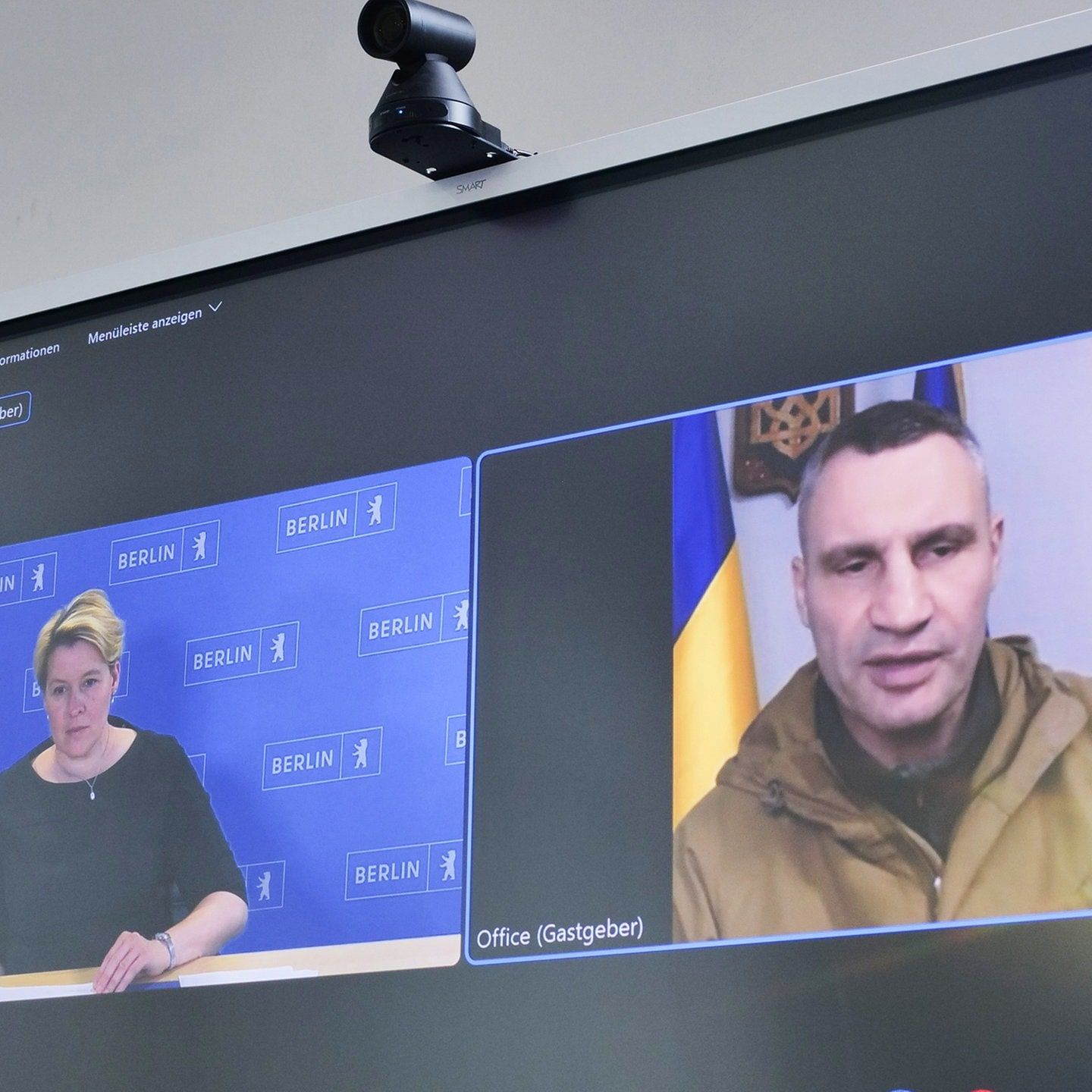 Deepfake-Klitschko bei Giffey
