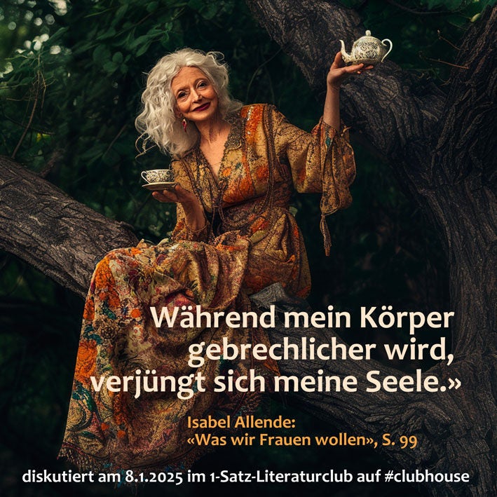 «Während mein Körper gebrechlicher wird, verjüngt sich meine Seele.»