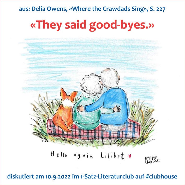 «They said good-byes.»