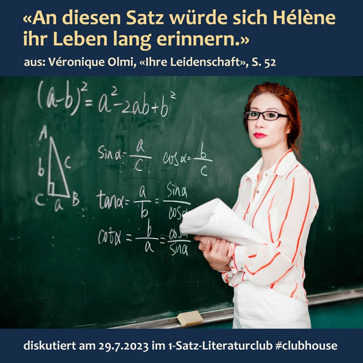 «An diesen Satz würde sich Hélène ihr Leben lang erinnern.»