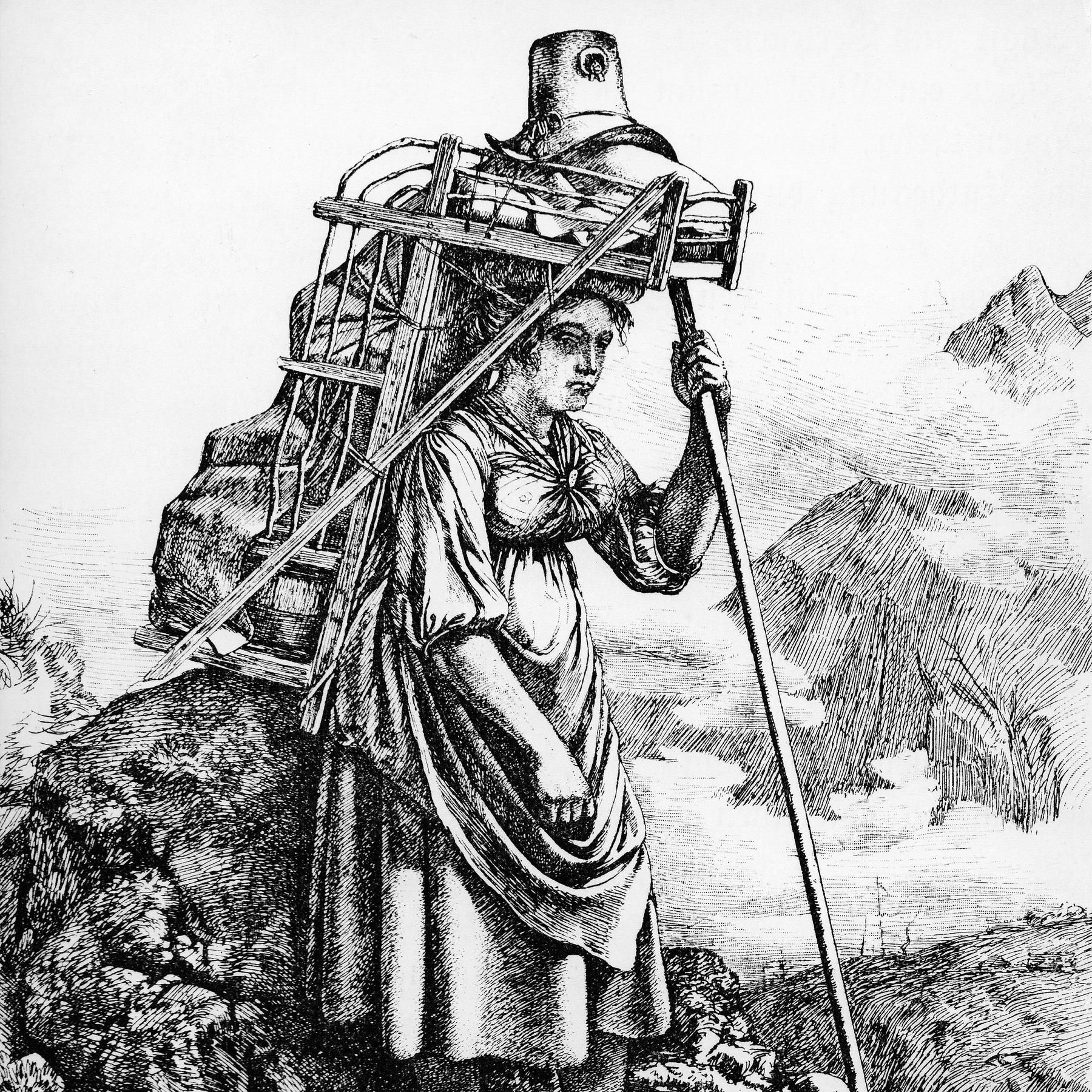 Kraxenträger - Geschichte eines Kleinhandels über die Alpen