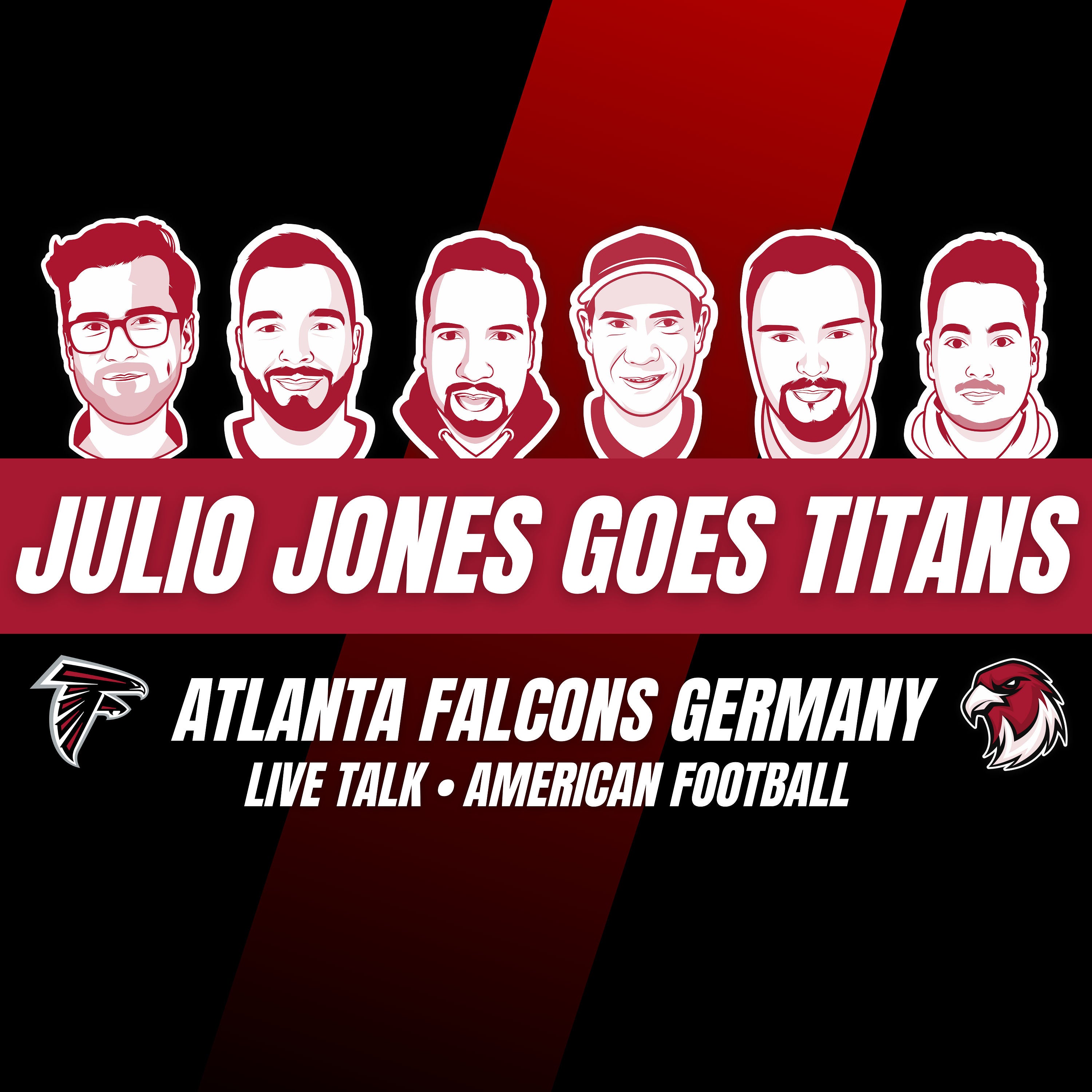 Julio Jones goes Titans - Die Reaktion der deutschsprachigen Falcons Community zum Wechsel des Wide Receivers nach Tennessee.