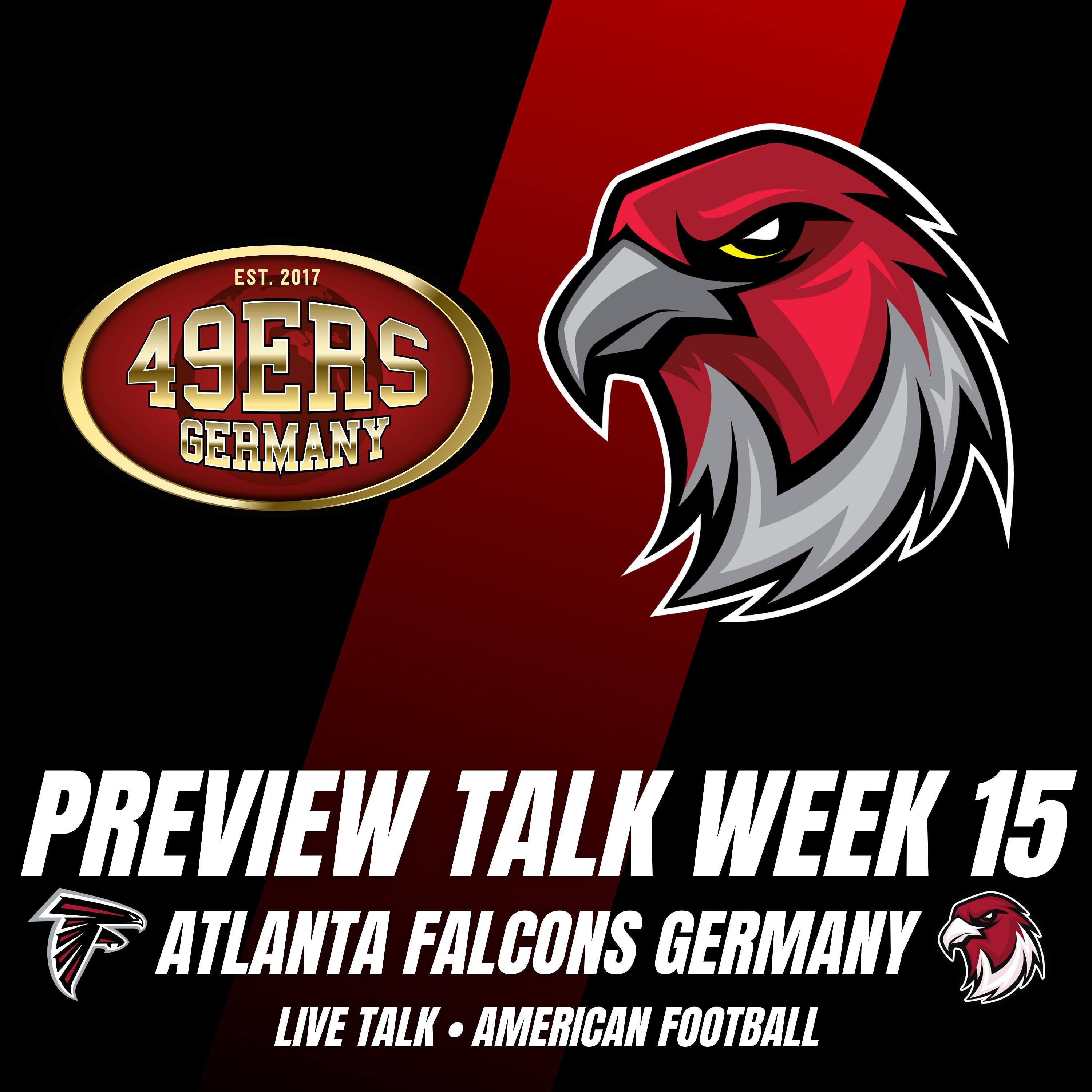 Preview Talk Atlanta Falcons vs San Francisco 49ers mit Frank Höhle von den 49ers Germany