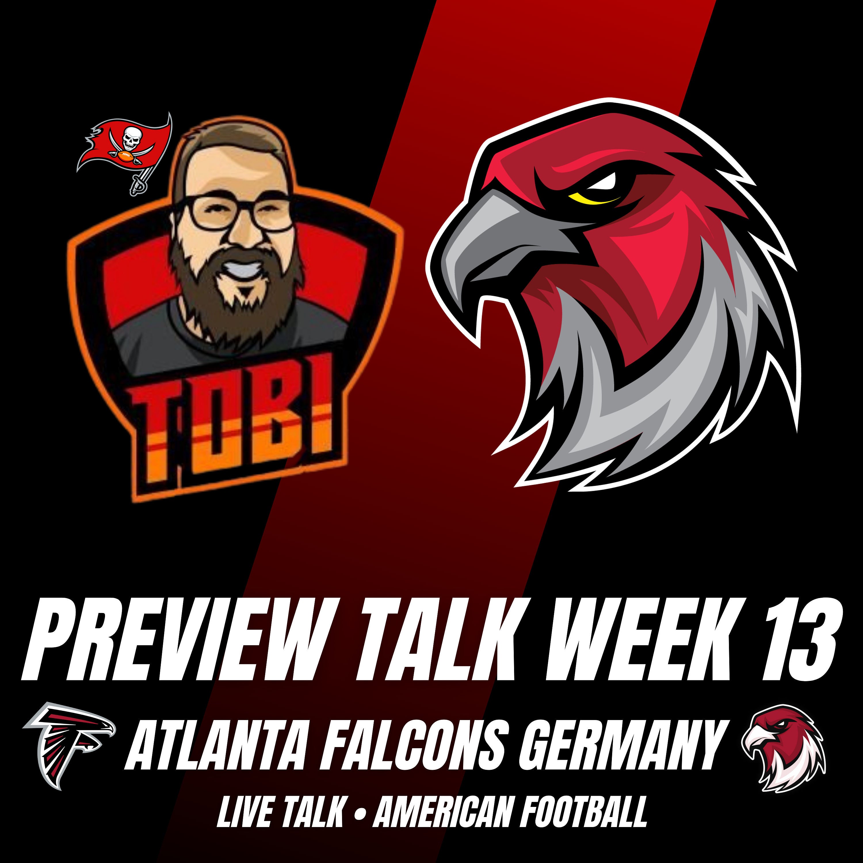 Preview Talk Tampa Bay Buccaneers vs Atlanta Falcons mit Tobias Starke von Mics in Motion