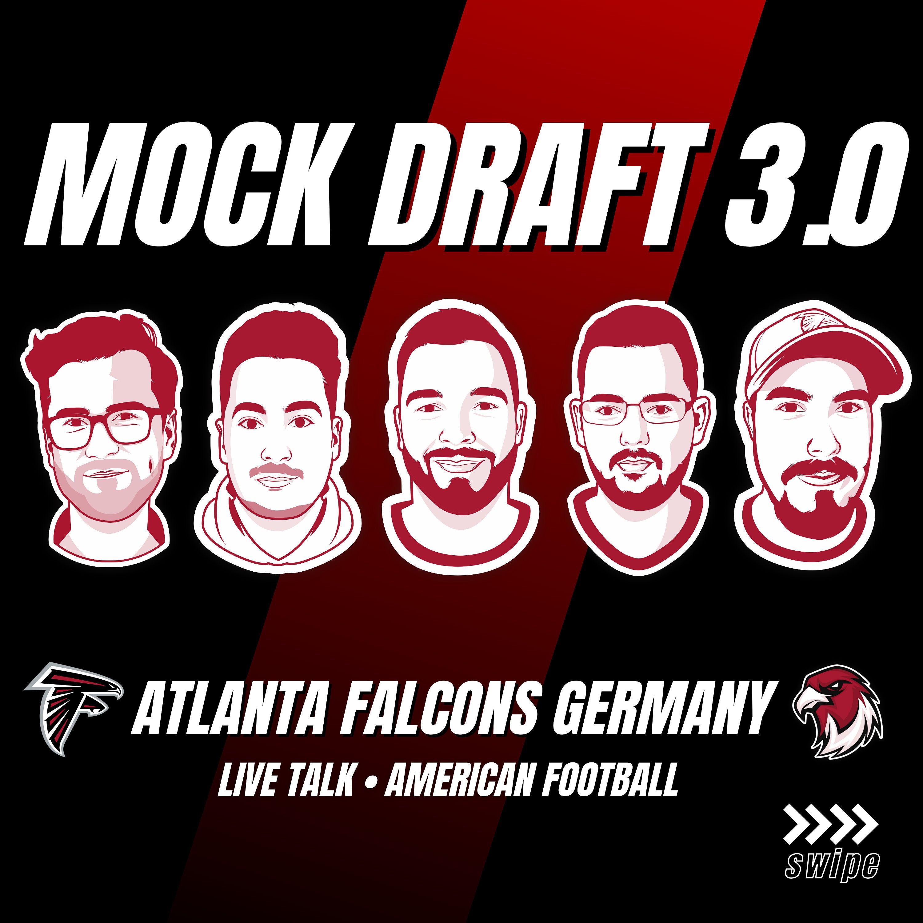 Live Talk der Atlanta Falcons Germany - Mock Draft 3.0