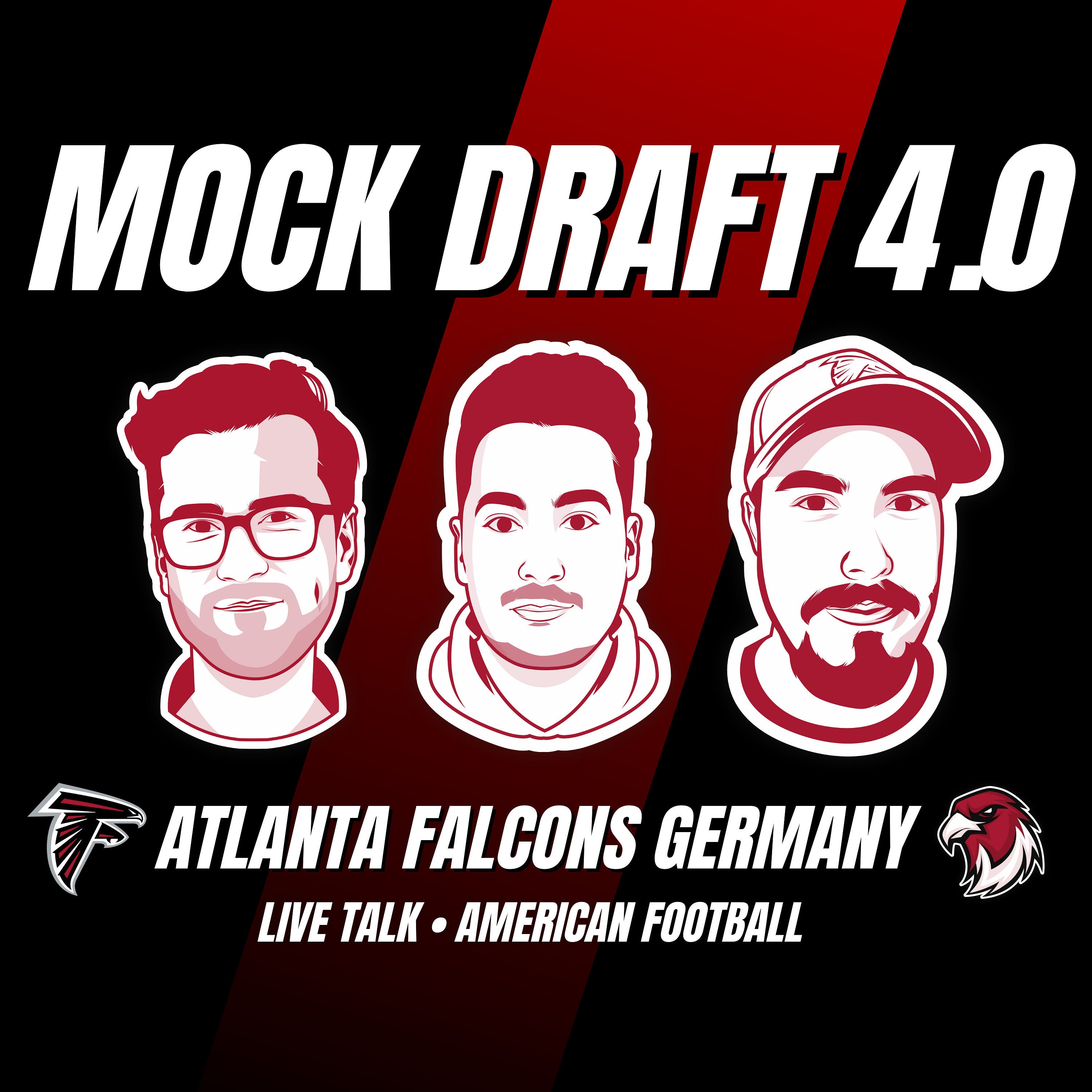 Live Talk der Atlanta Falcons Germany - Mock Draft 4.0