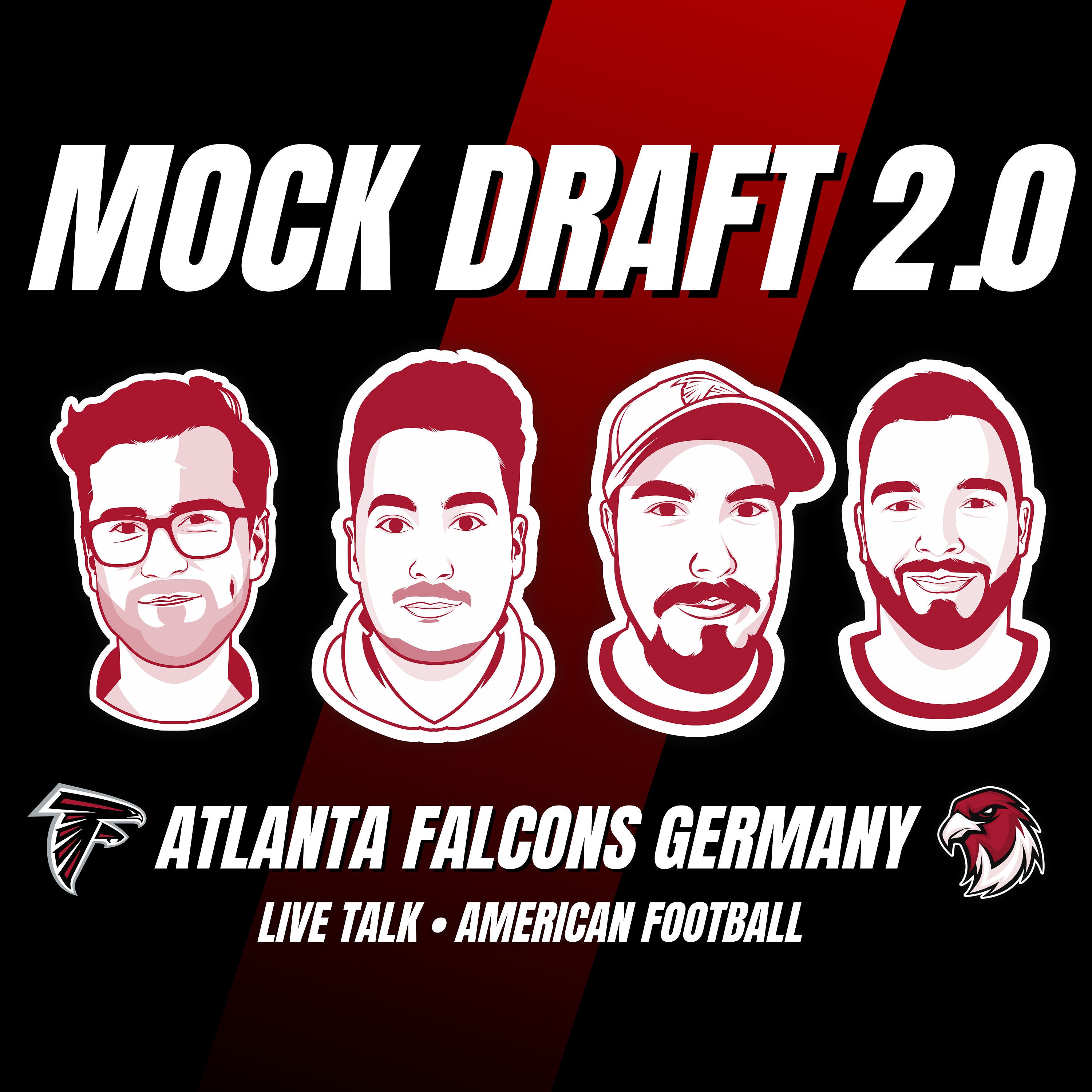 Live Talk der Atlanta Falcons Germany - Mock Draft 2.0