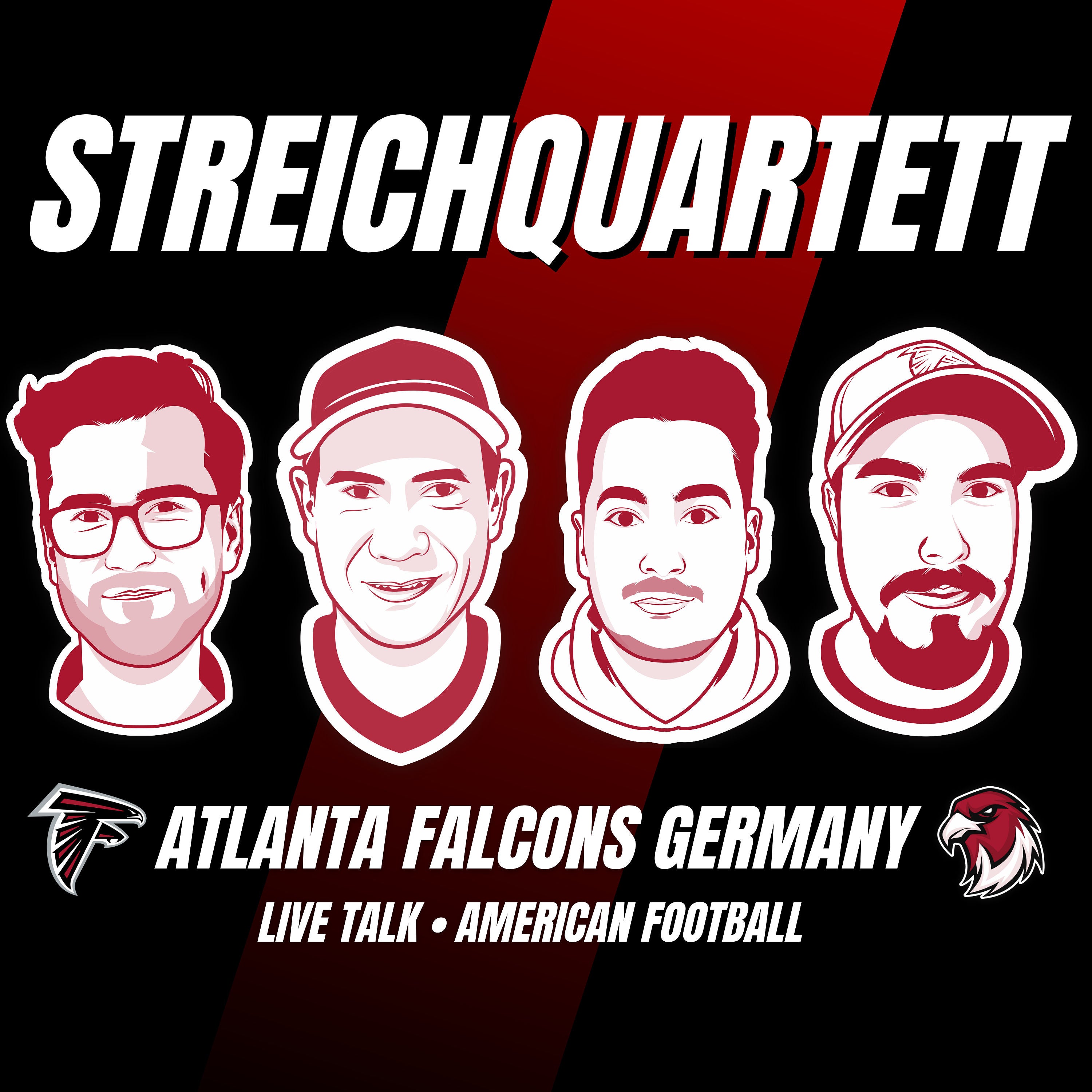 Live Talk der Atlanta Falcons Germany - Streichquartett
