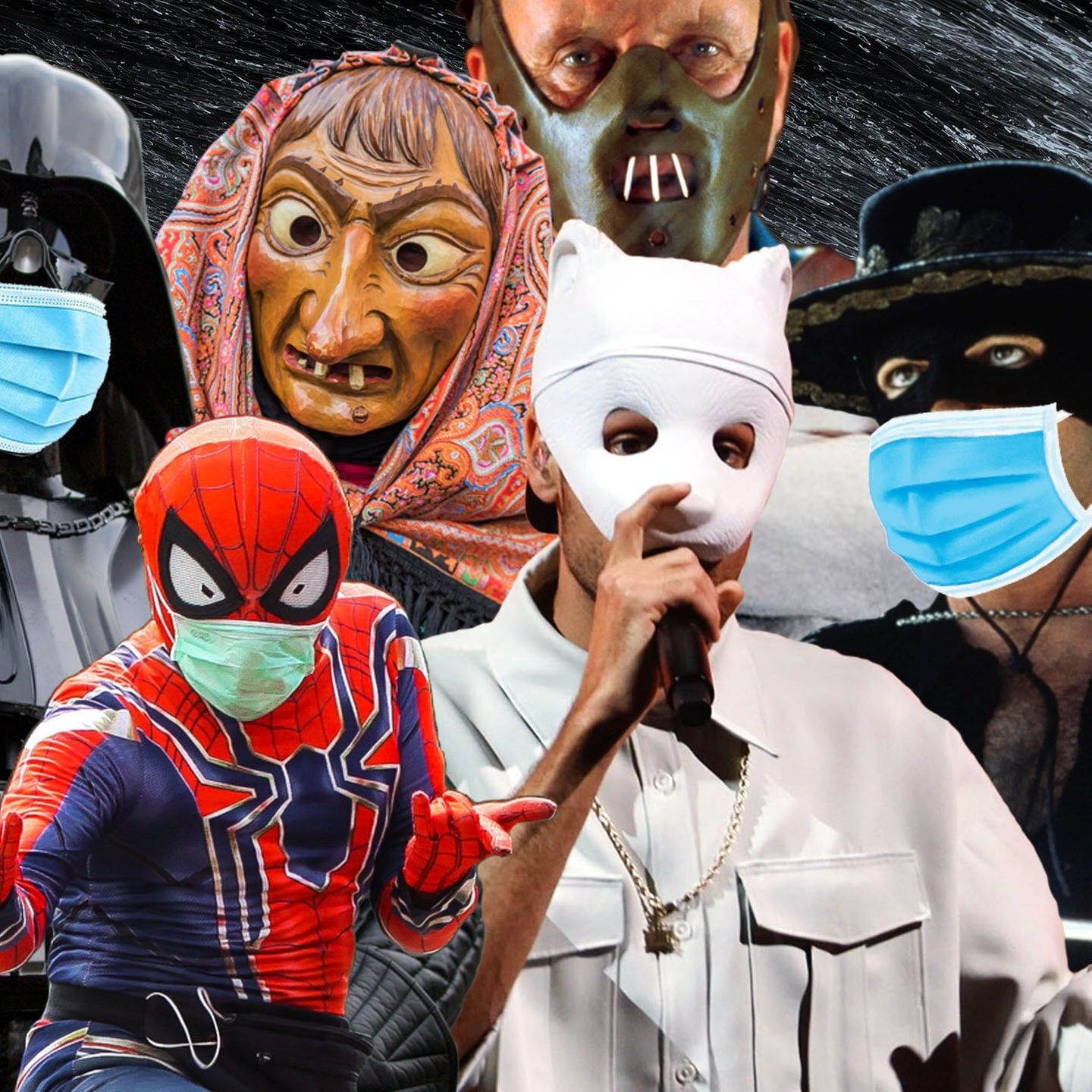 Promis tragen weiter Maske