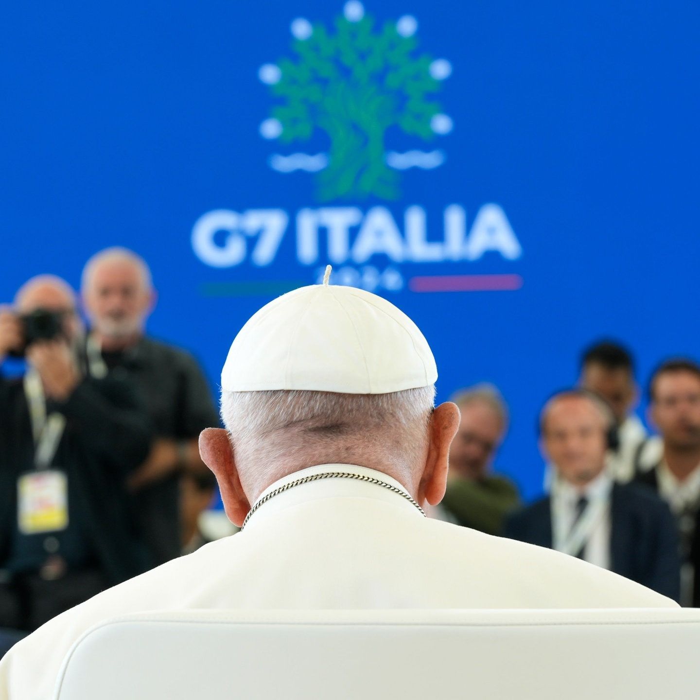 Der Papst beim G7-Treffen