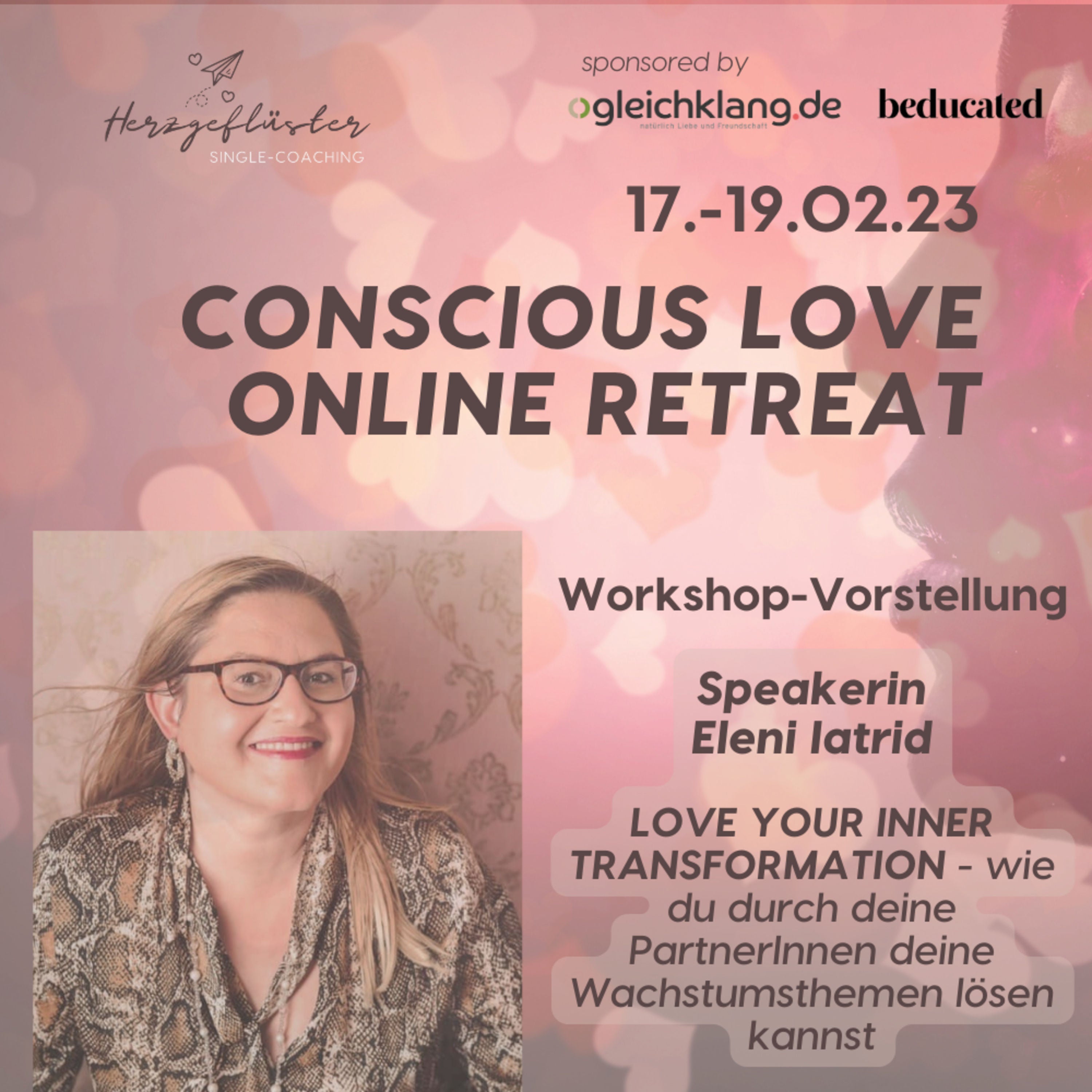 #59 CONSCIOUS LOVE ONLINE RETREAT - Workshop LOVE YOUR INNER TRANSFORMATION