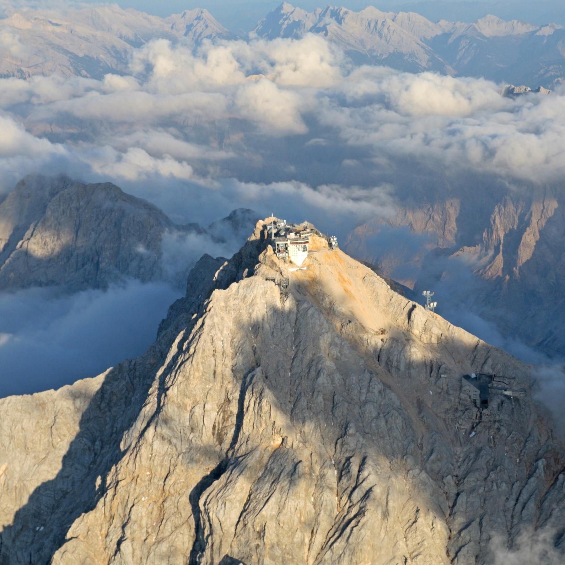 Die Zugspitze - Ein Wettlauf Bayern - Österreich