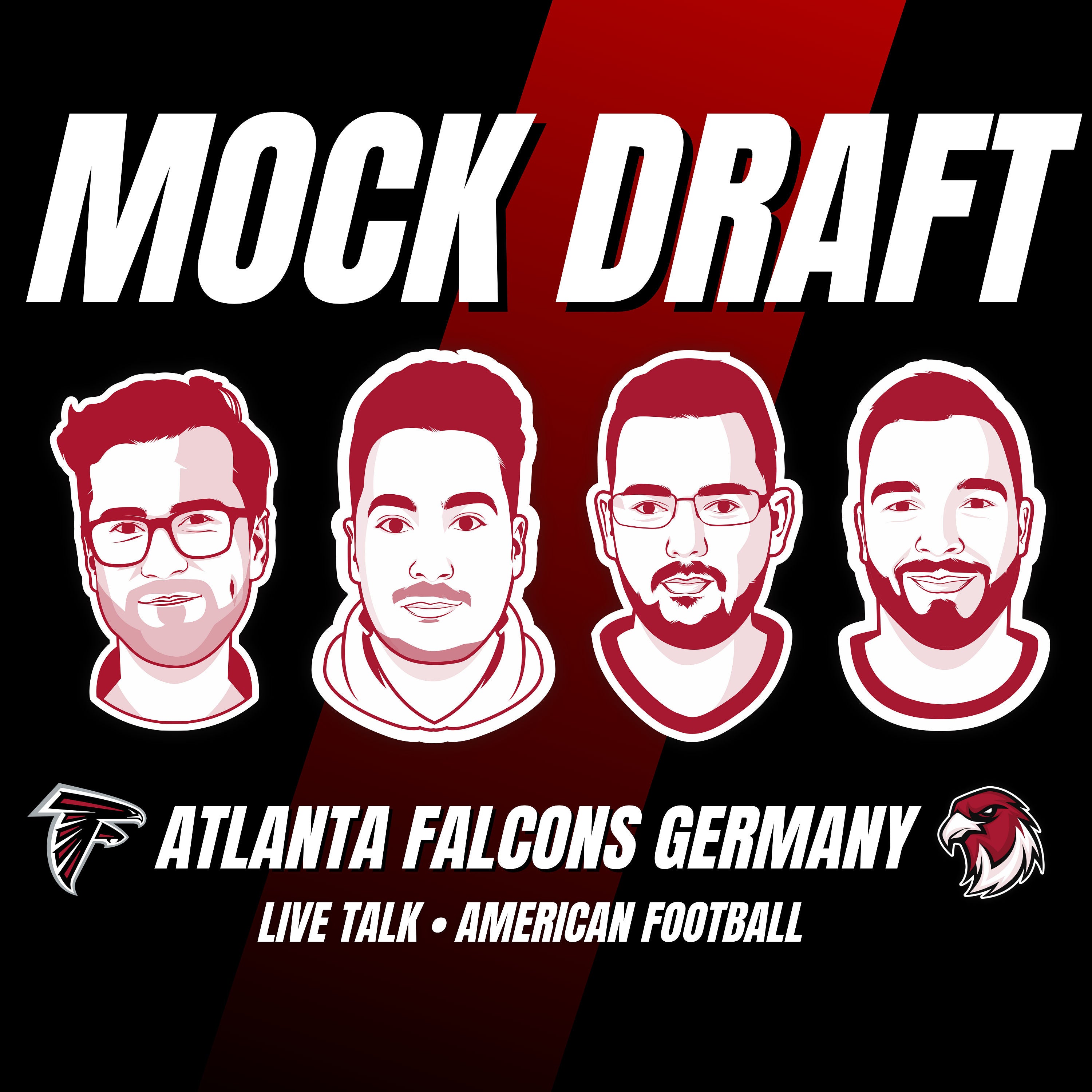 Live Talk der Atlanta Falcons Germany - Mock Draft
