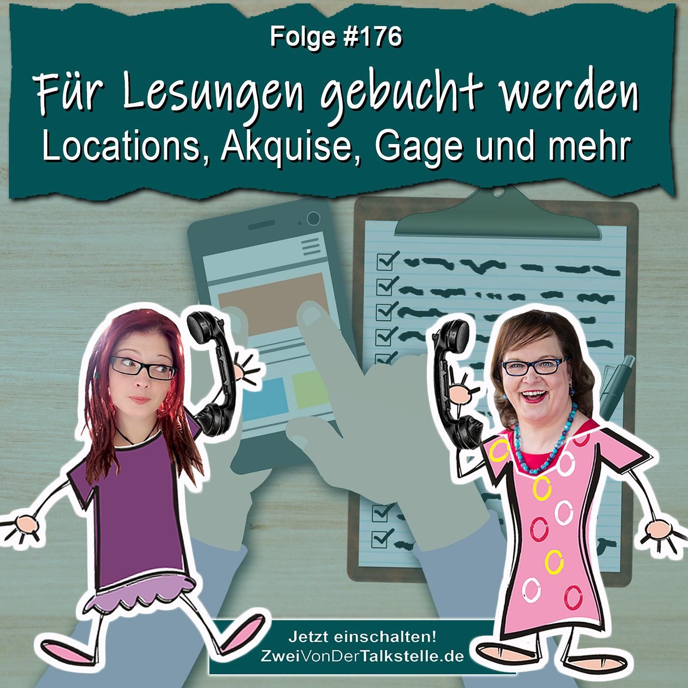 DZVDT #176 - Für Lesungen gebucht werden: Locations, Akquise, Gage und mehr