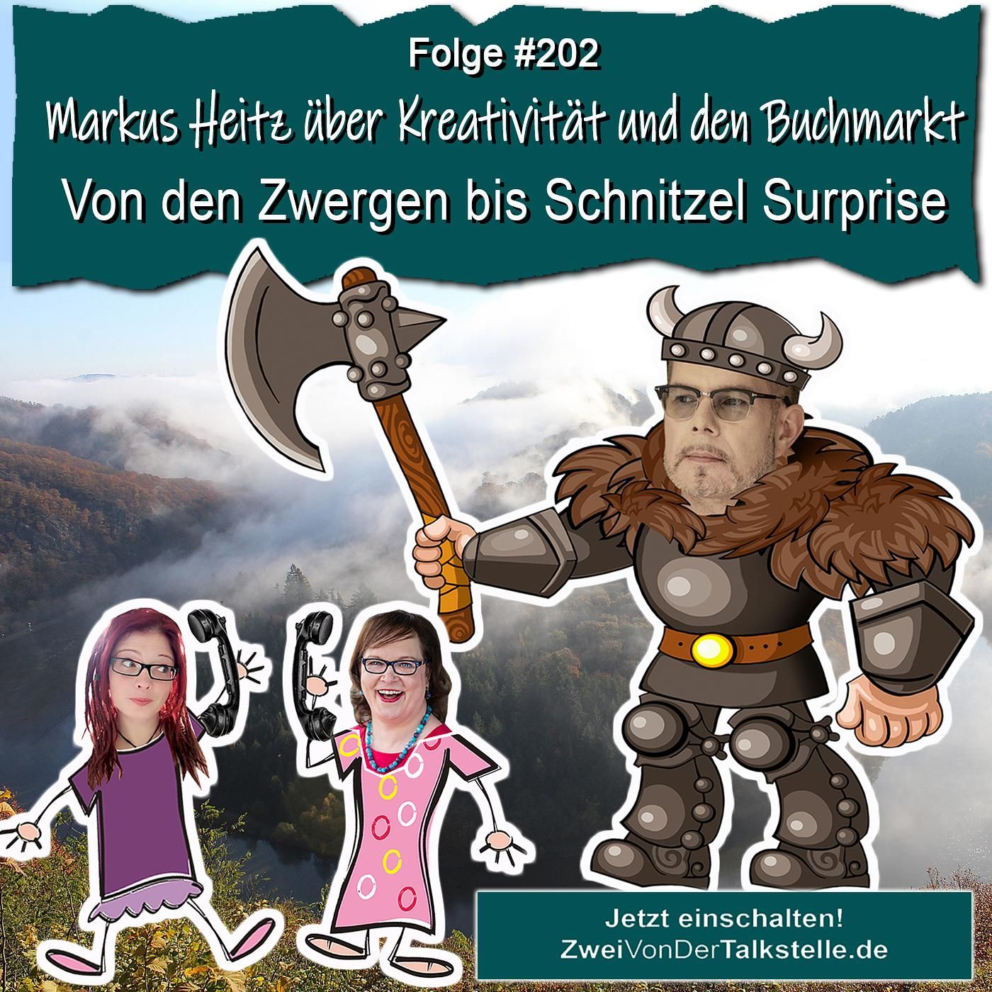 DZVDT #202 - Markus Heitz über Kreativität und den Buchmarkt: Von den Zwergen bis Schnitzel Surprise