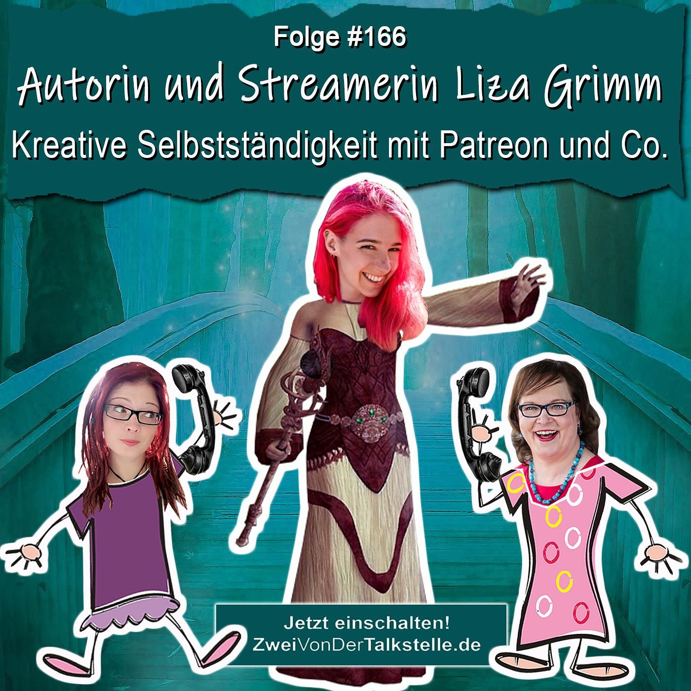 DZVDT #166 - Autorin und Streamerin Liza Grimm: Kreative Selbstständigkeit mit Patreon und Co.