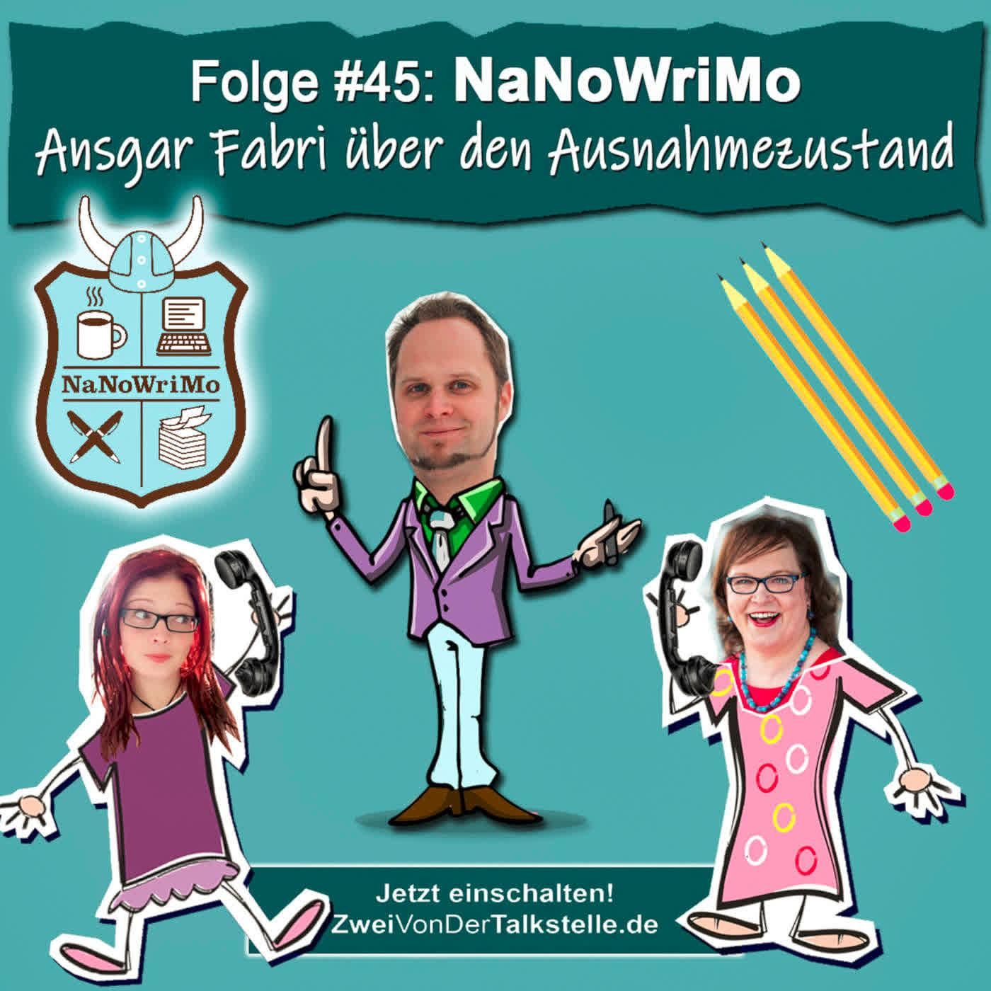 DZVDT #45 - NaNoWriMo - Ansgar Fabri über den Ausnahmezustand