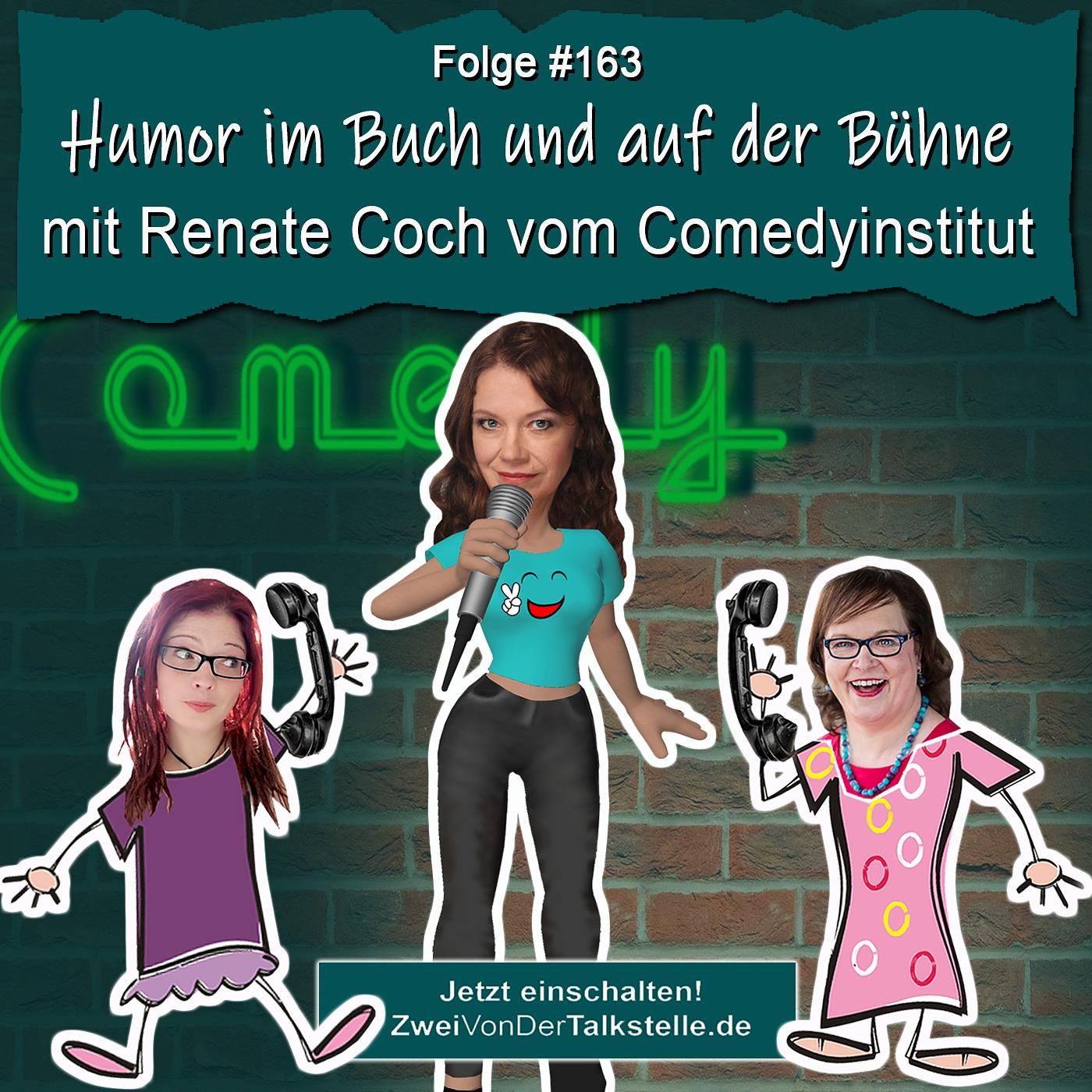 DZVDT #163 - Humor im Buch und auf der Bühne mit Renate Coch vom Comedyinstitut