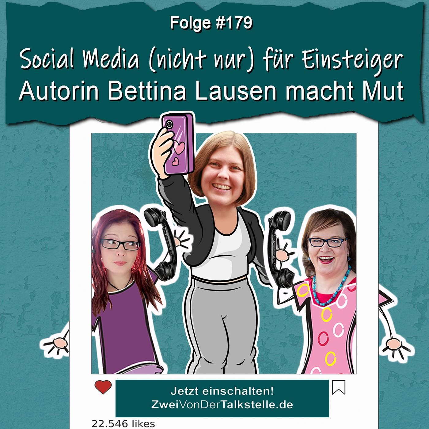 DZVDT #179 - Social Media (nicht nur) für Einsteiger: Autorin Bettina Lausen macht Mut