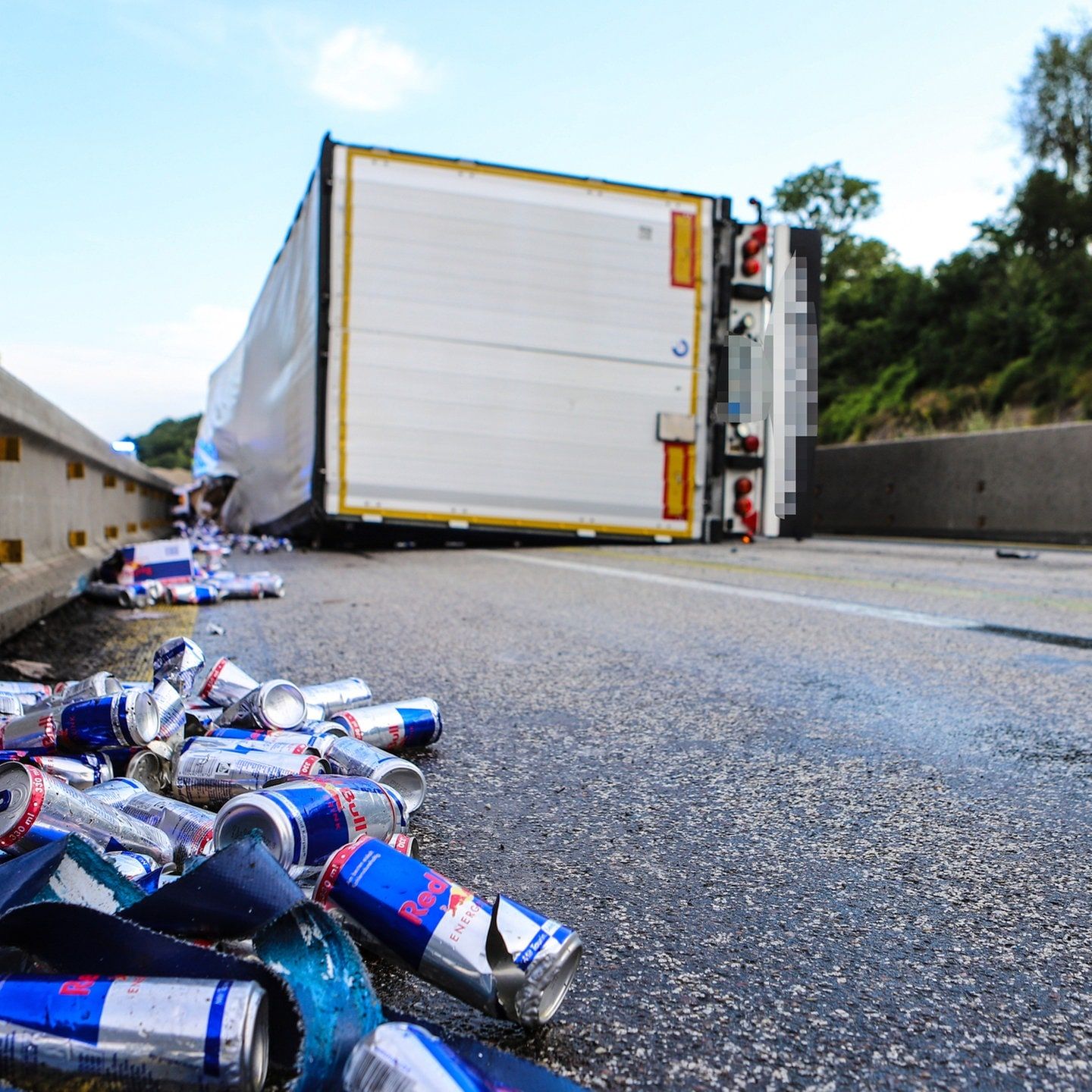 Energydrinks auf der Autobahn