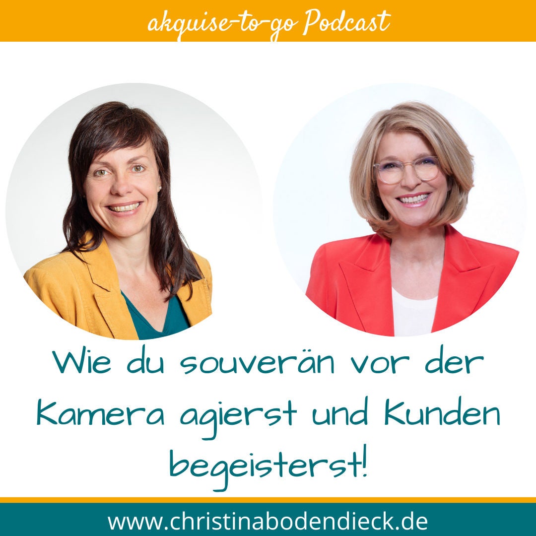 #109 Wie du souverän vor der Kamera agierst und Kunden begeisterst
