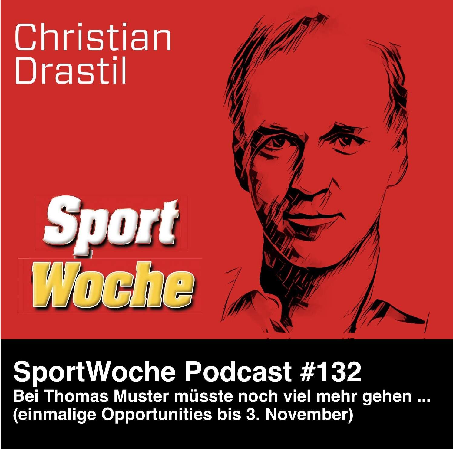 SportWoche Podcast #132: Bei Thomas Muster müsste noch viel mehr gehen ... (einmalige Opportunities bis 3. November)