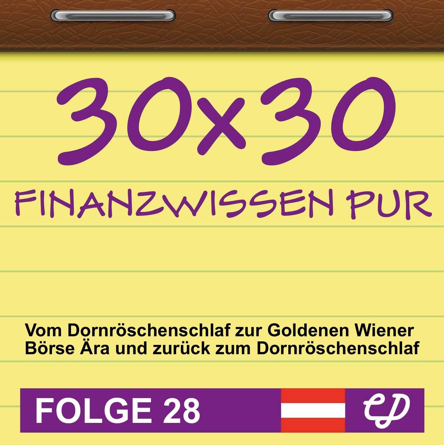 30x30 Finanzwissen pur, Folge 28: Vom Dornröschenschlaf zur Golden Age der Wiener Börse Ära und wieder zurück