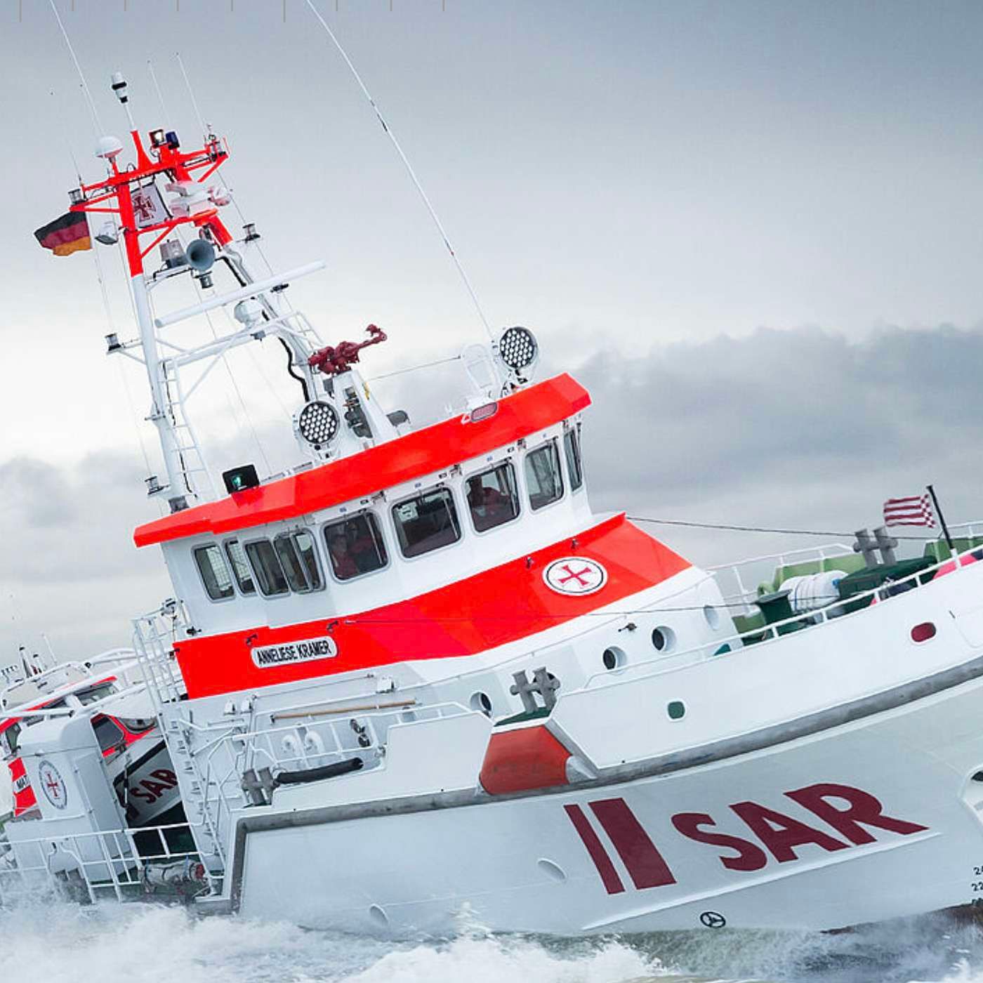 Rausfahren, wenn andere reinfahren mit Seenotretter Hanno Renner, Cuxhaven
