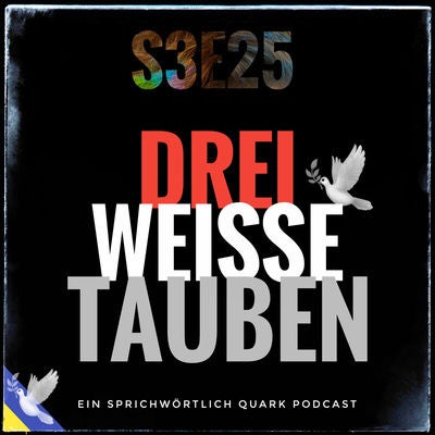 Drei weiße Tauben