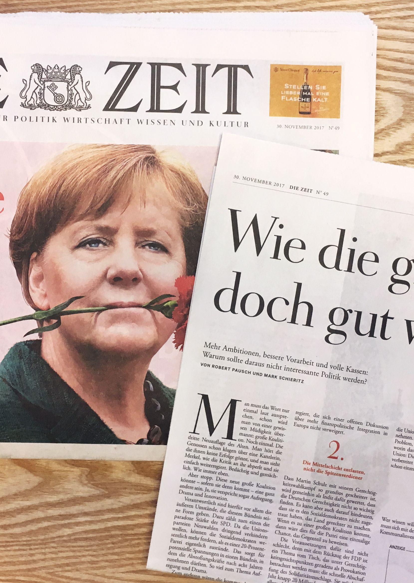 Politikjournalismus in unbeständigen Zeiten (DIE ZEIT 50/2017)