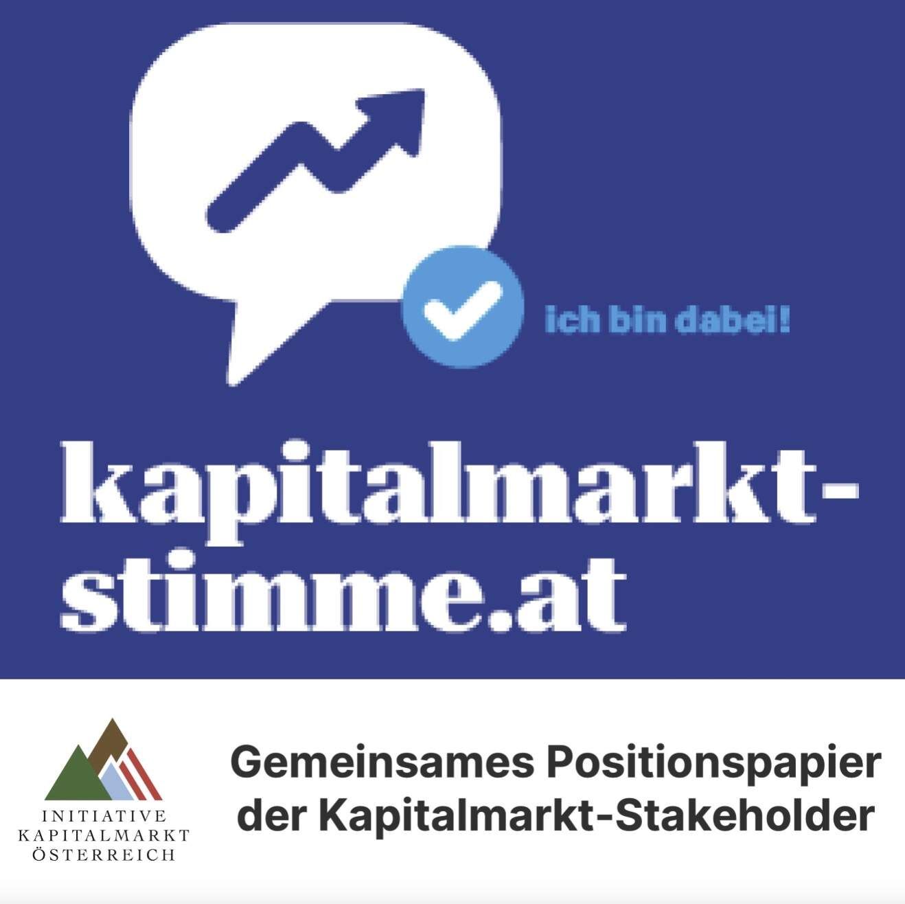 kapitalmarkt-stimme.at Podcast: Gemeinsames Positionspapier der Kapitalmarkt-Stakeholder als Basispool an Ideen