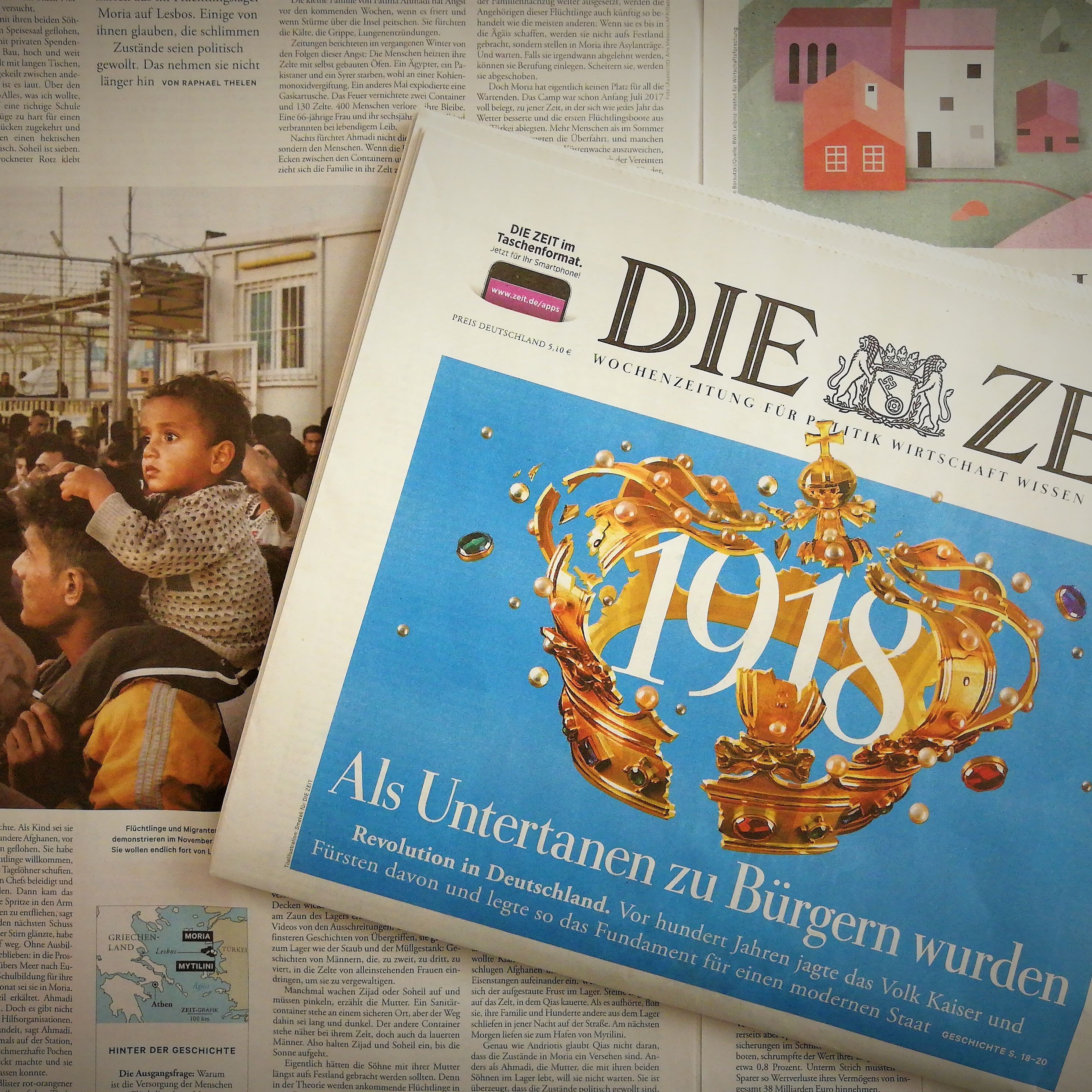 Wo Europa scheitert: Zu Besuch im Flüchtlingslager Moria (DIE ZEIT 02/2018)