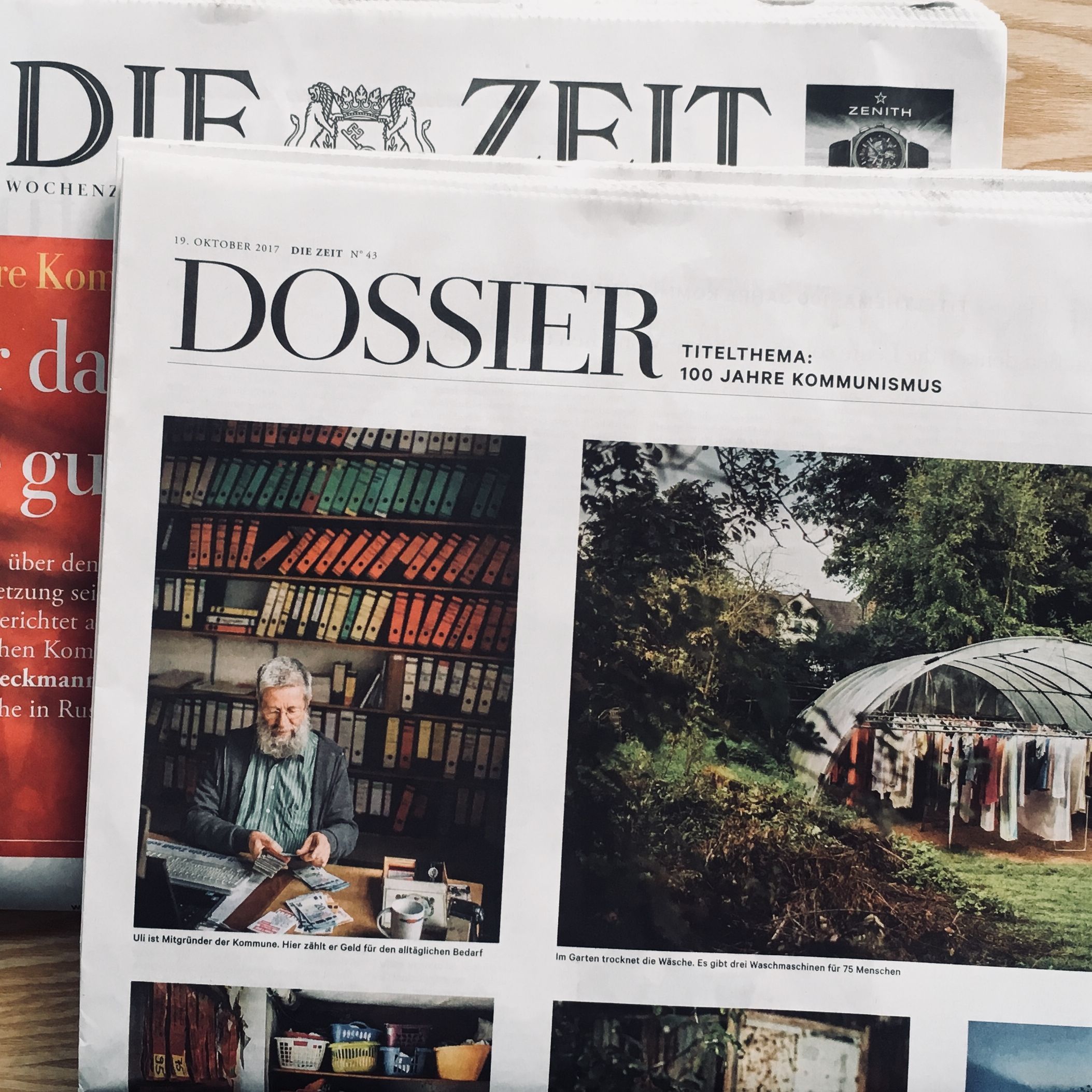 Leben in der Kommune. Alles für alle, und zwar umsonst? (DIE ZEIT 43/2017)