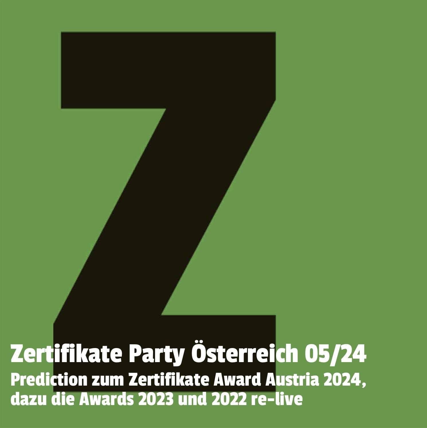 Zertifikate Party Österreich 05/24: Prediction zum Zertifikate Award Austria 2024 und die Awards 2023 und 2022 re-live