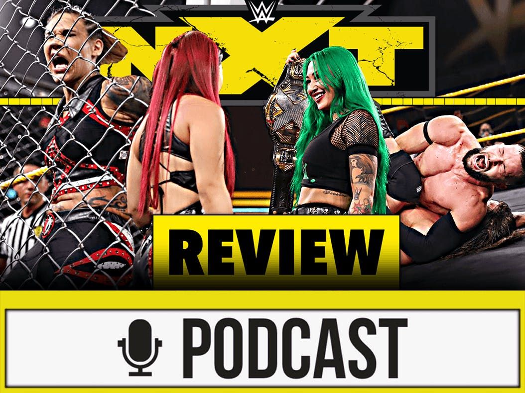 WWE NXT Review - GOLDREGEN - 08.09.20 (Wrestling Podcast Deutsch)