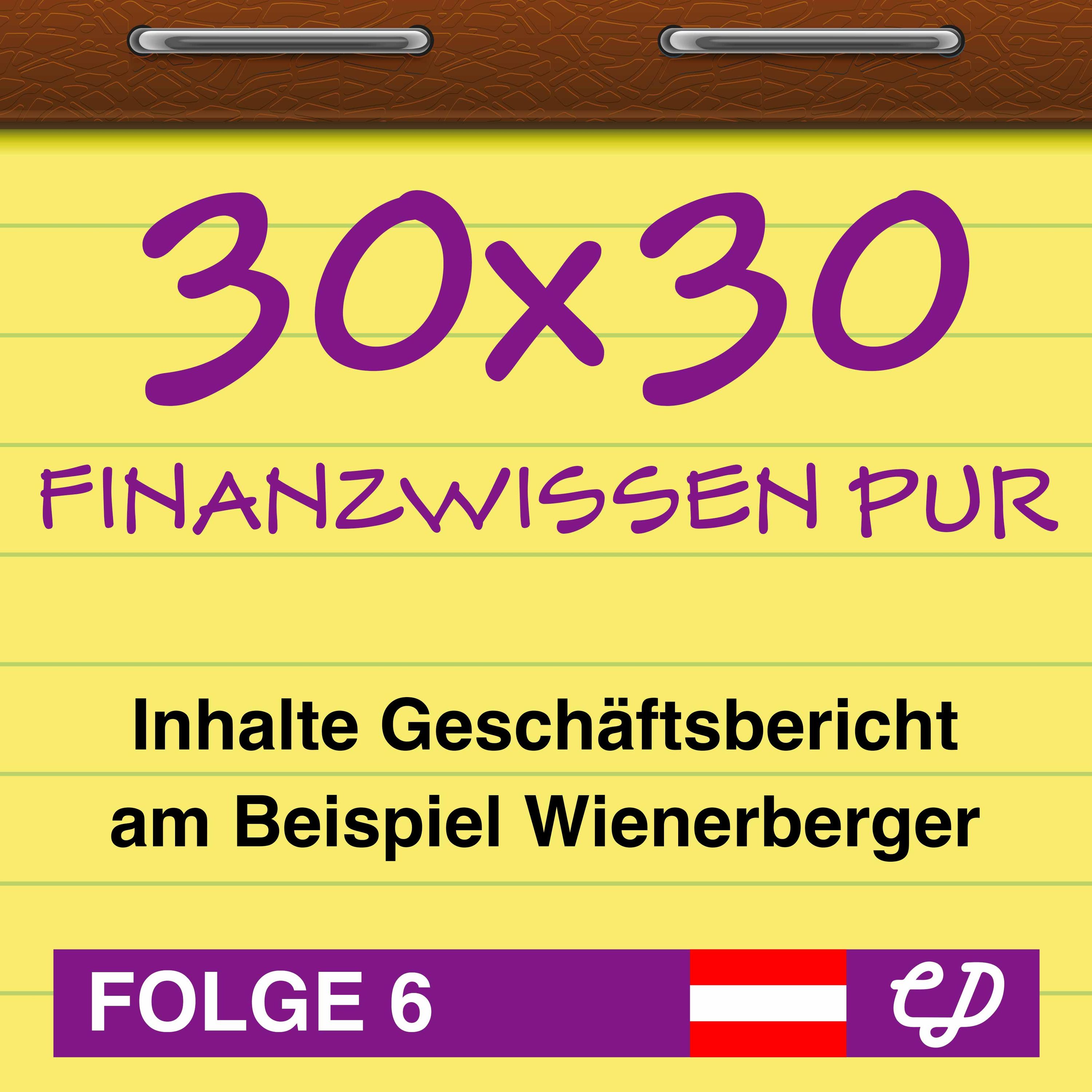 30x30 Finanzwissen pur, Folge 6: Inhalte Geschäftsbericht am Beispiel Wienerberger