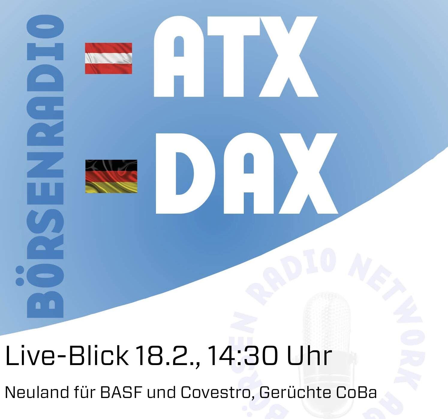 Börsenradio Live-Blick, Do.,18.01.24 - Neuland für BASF und Covestro, Gerüchte Commerzbank, Palfinger in Österreich stark