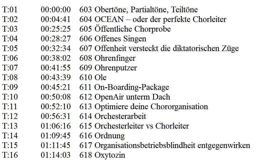 O (603 Obertöne, Partialtöne, Teiltöne - 618 Oxytozin)