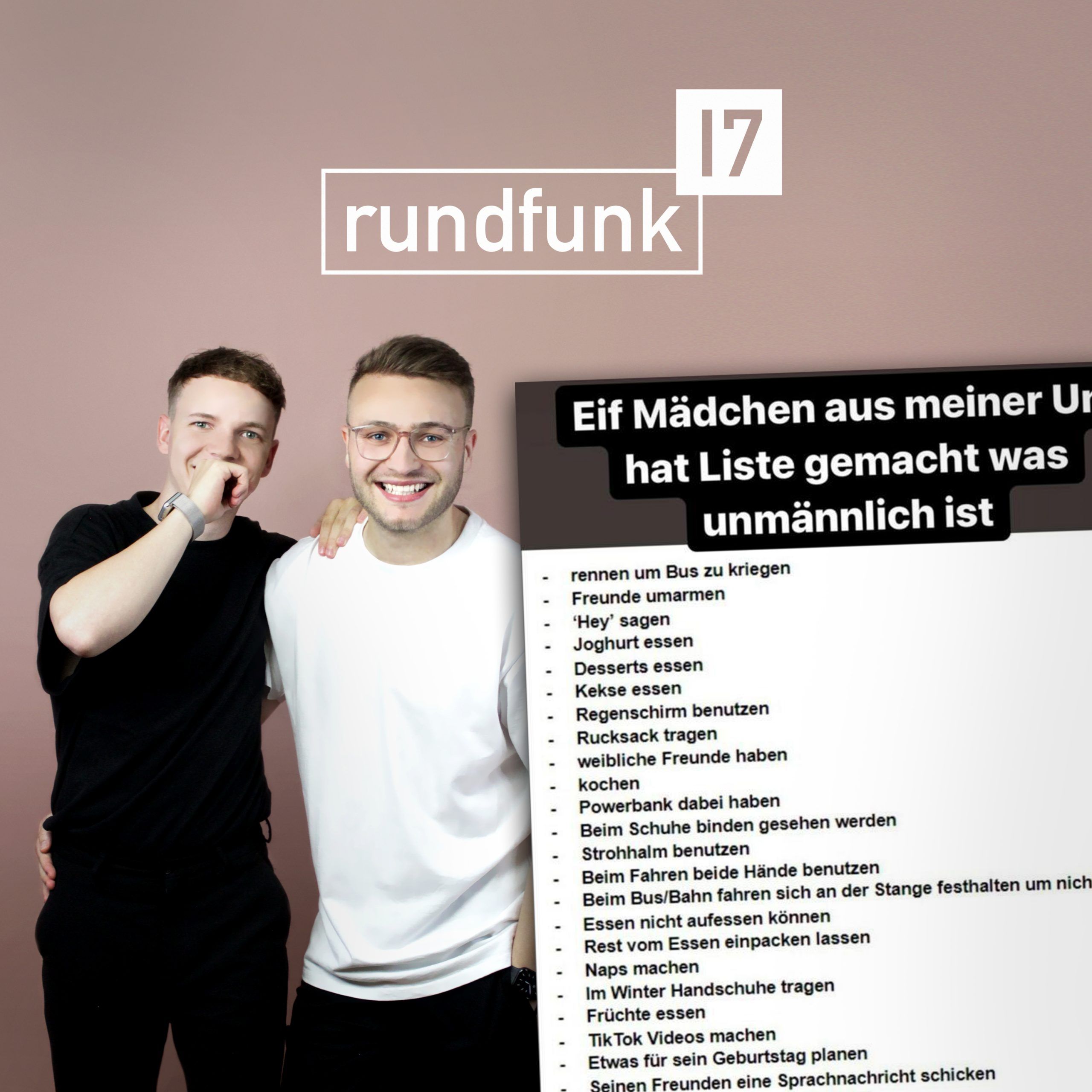 Die Liste der Unmännlichkeit – #rundfunk17 Folge 208