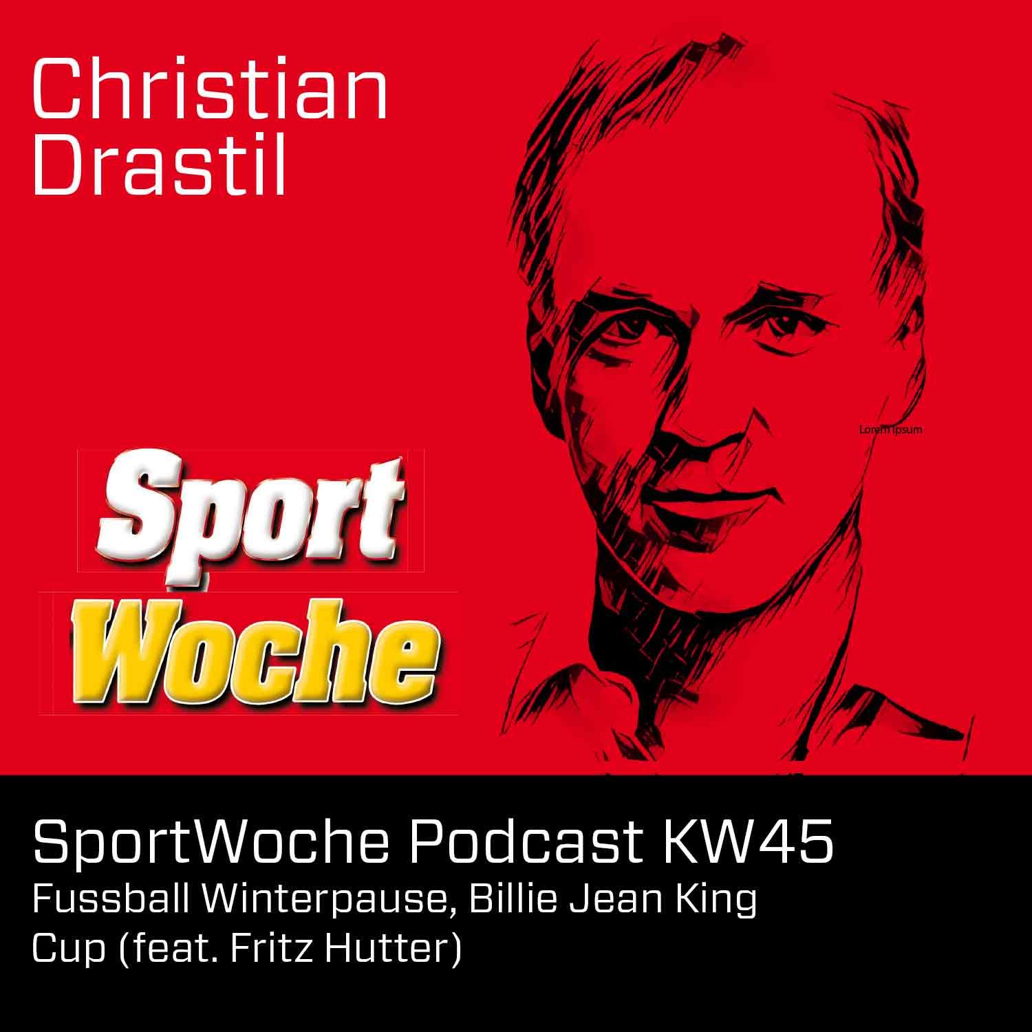 SportWoche und Sportgeschichte Österreich Podcast KW45: Fussball Winterpause, Billie Jean King Cup (feat. Fritz Hutter)
